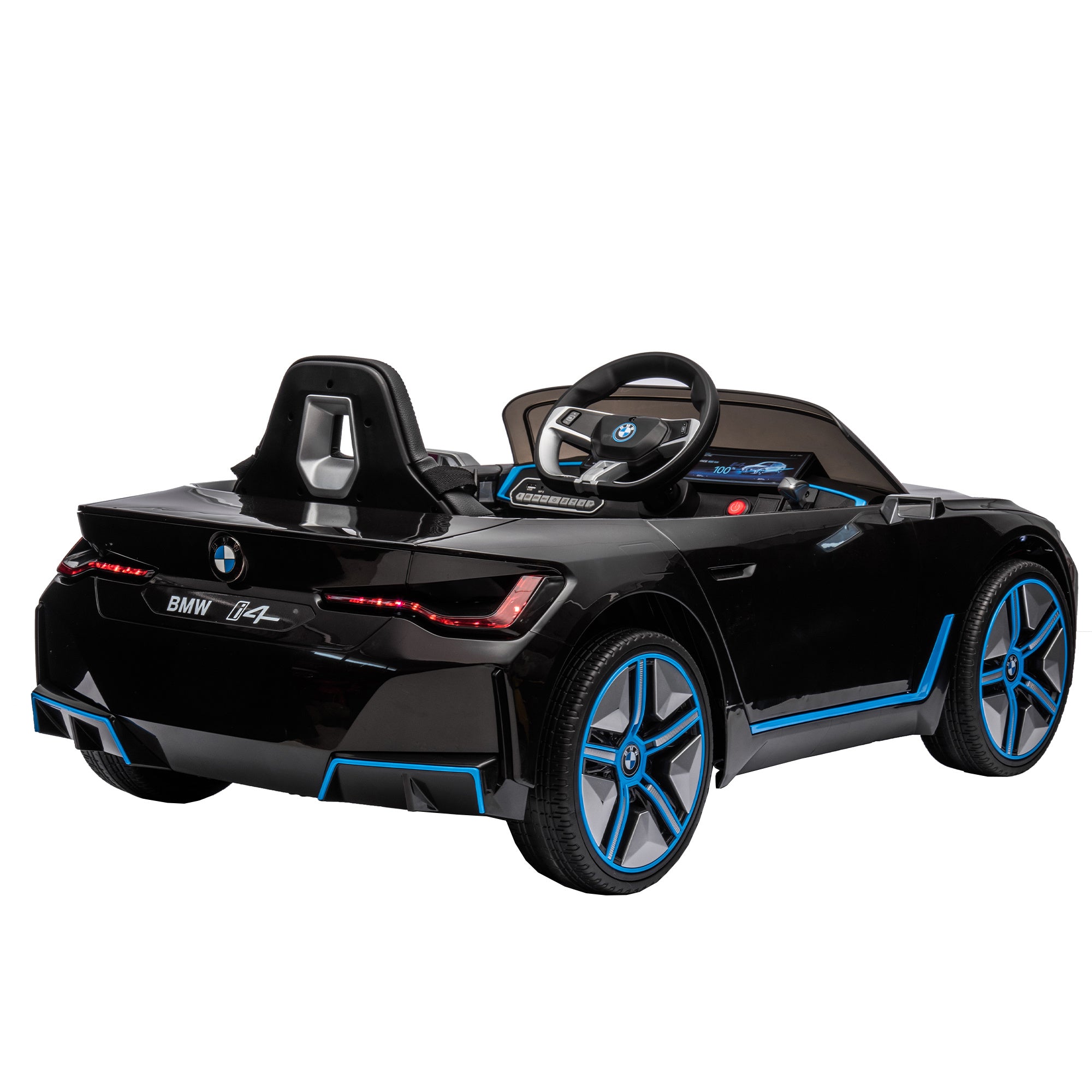 BMW I4 12V Kids Ride-On Car with Remote Control (black)