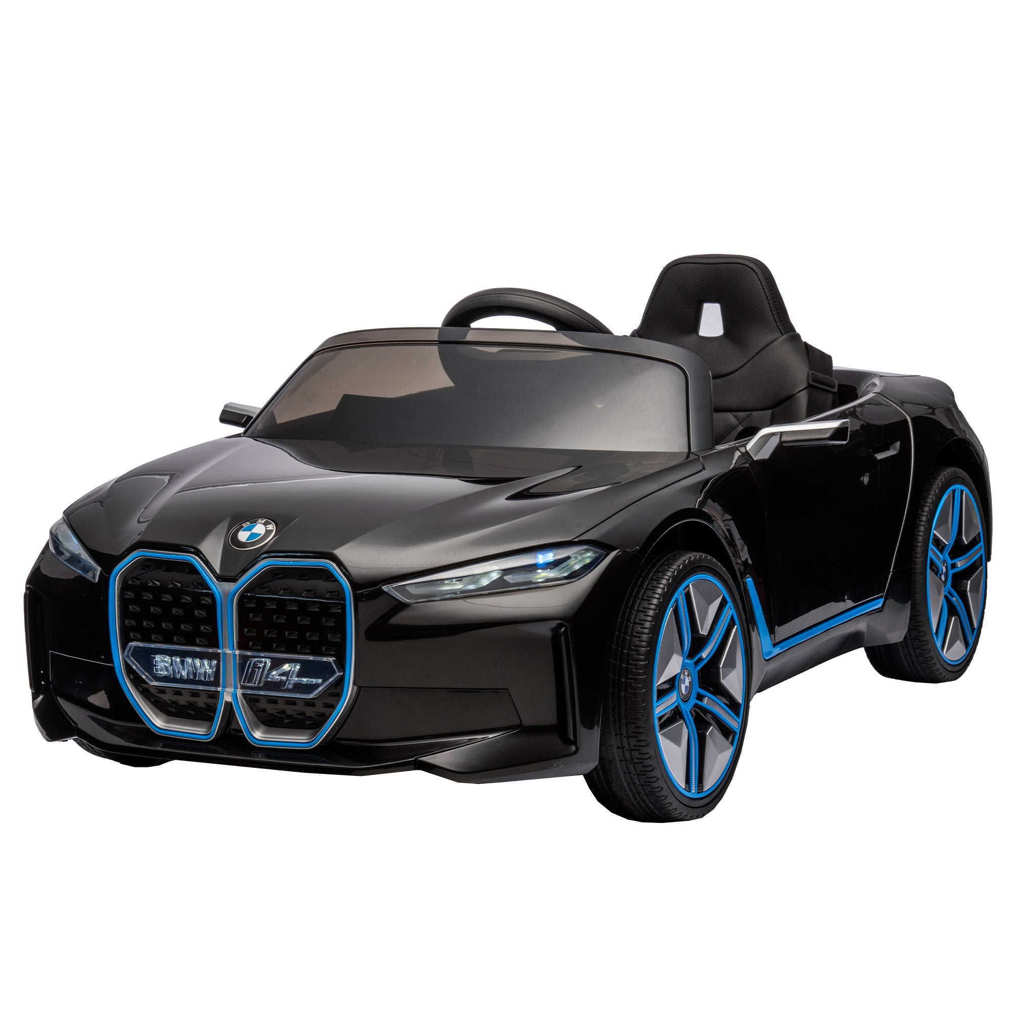 BMW I4 12V Kids Ride-On Car with Remote Control (black)