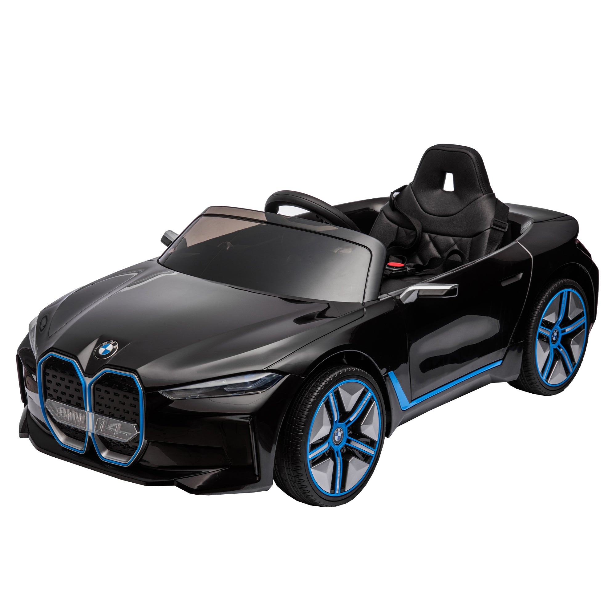 BMW I4 12V Kids Ride-On Car with Remote Control (black)
