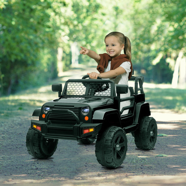 Dual Drive 12V 4.5A.h with 2.4G Remote Control Jeep Black