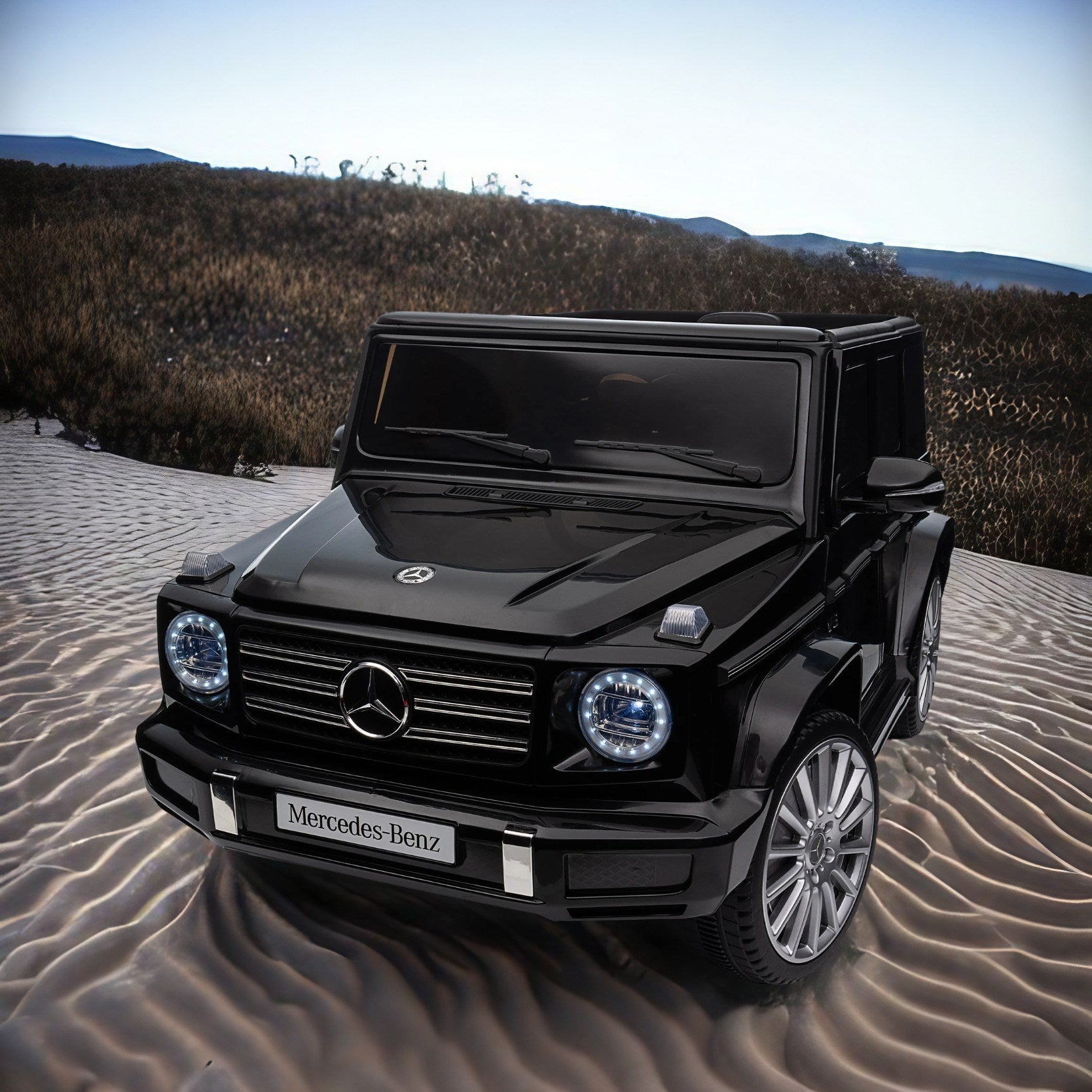 Mercedes-Benz G500 24V Kids Ride-On Car with Remote Control (black)