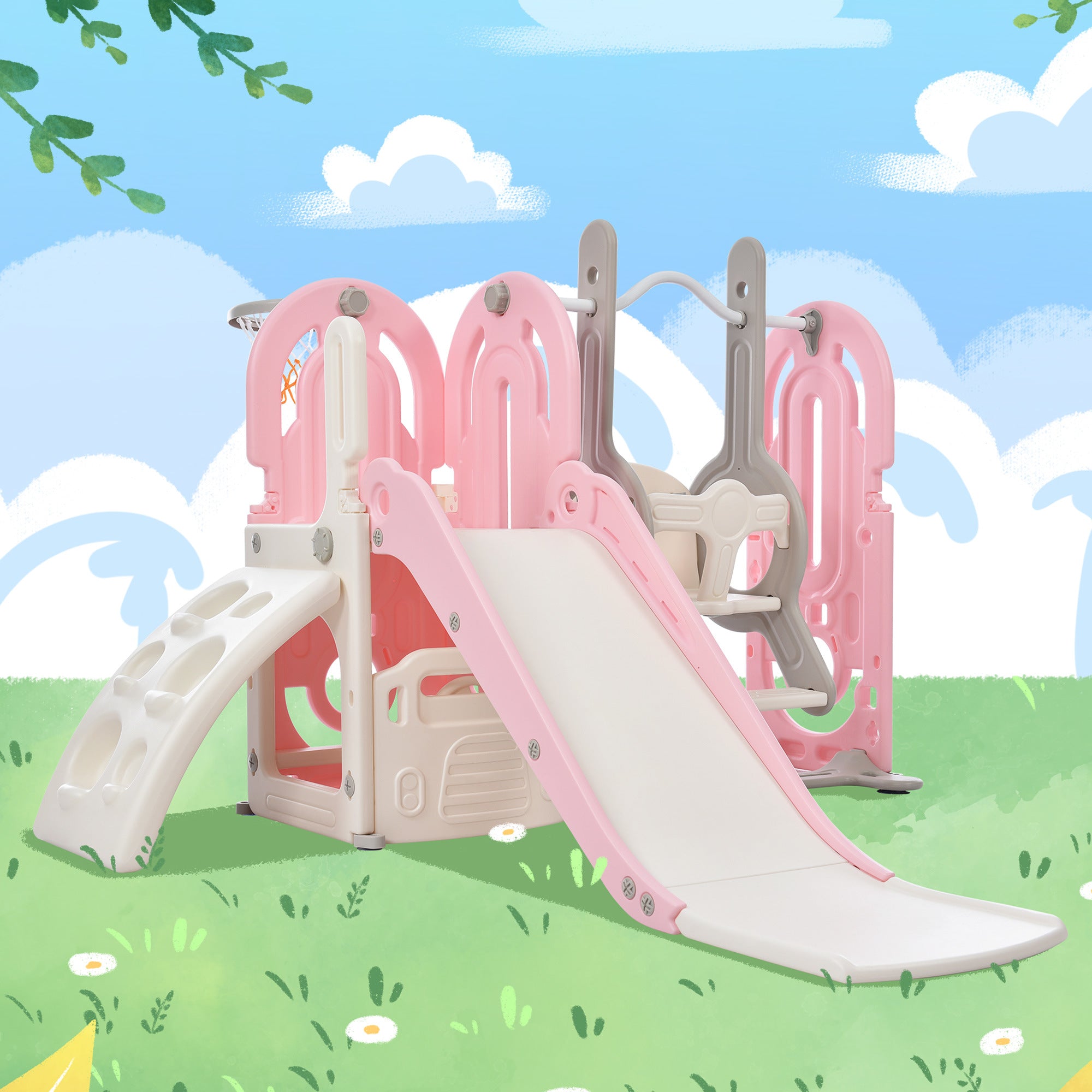 5-in-1 Toddler Playground