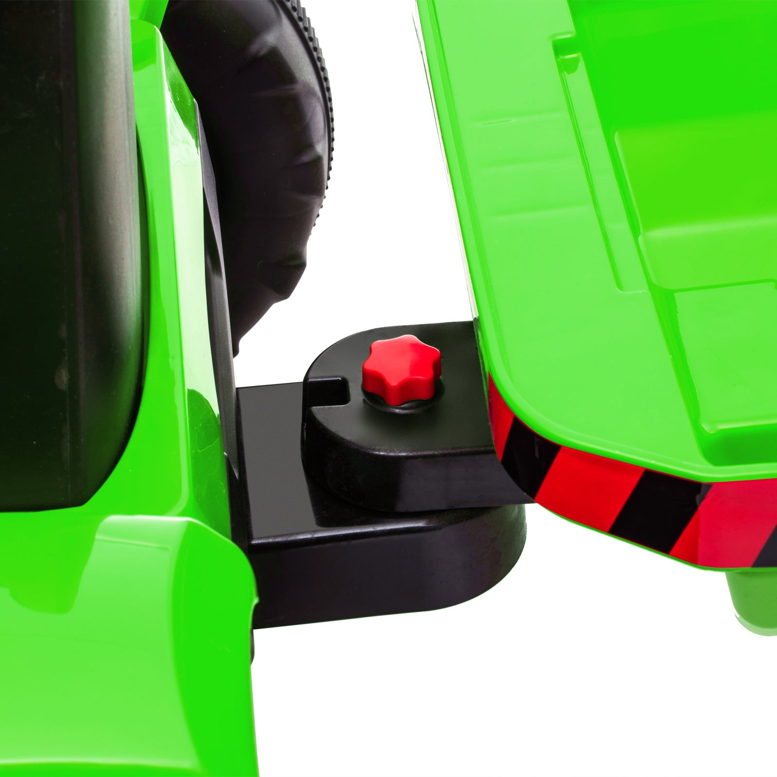 3-Gear-Shift Ground Loader Ride-On Toy Tractor with Trailer and LED Lights