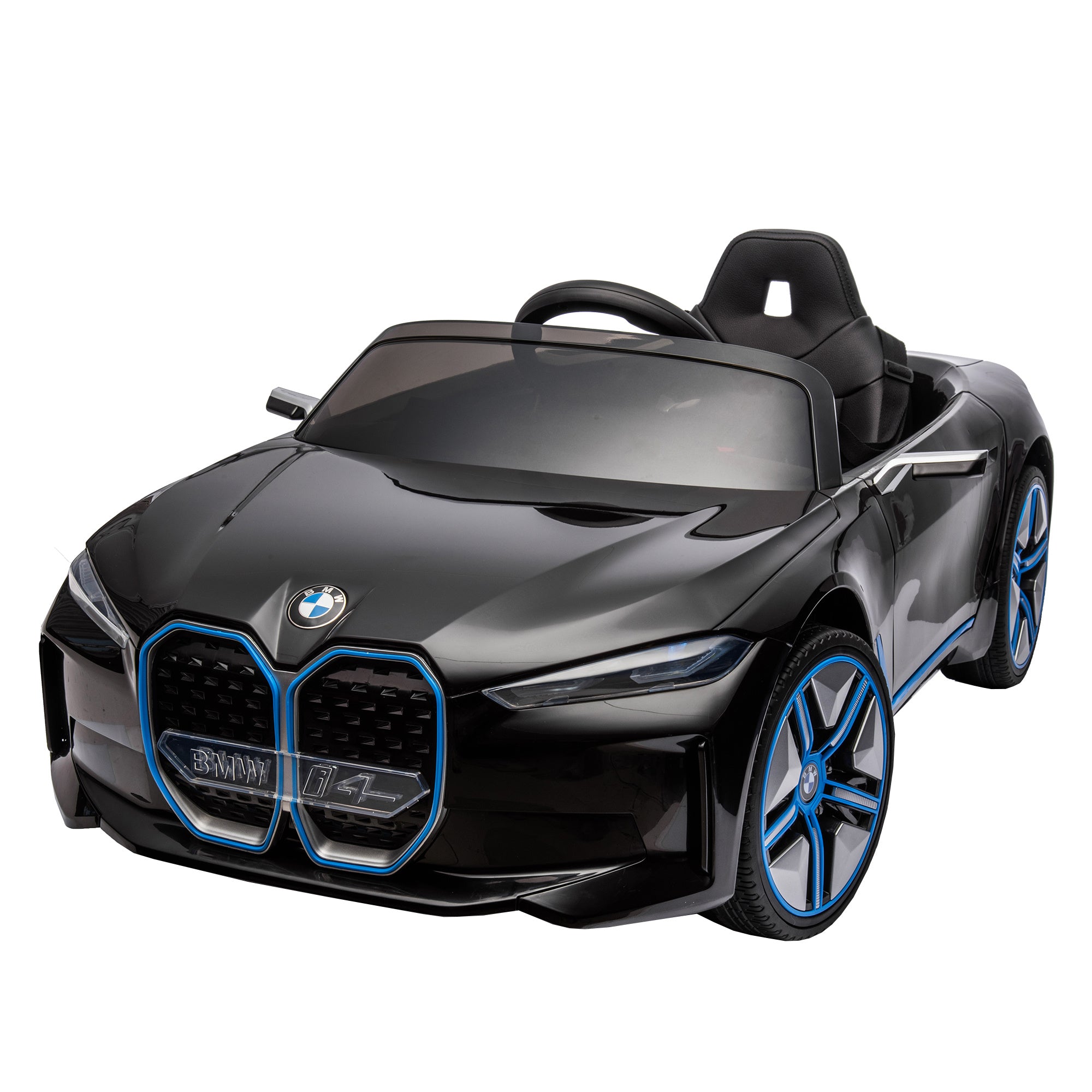 BMW I4 12V Kids Ride-On Car with Remote Control (black)