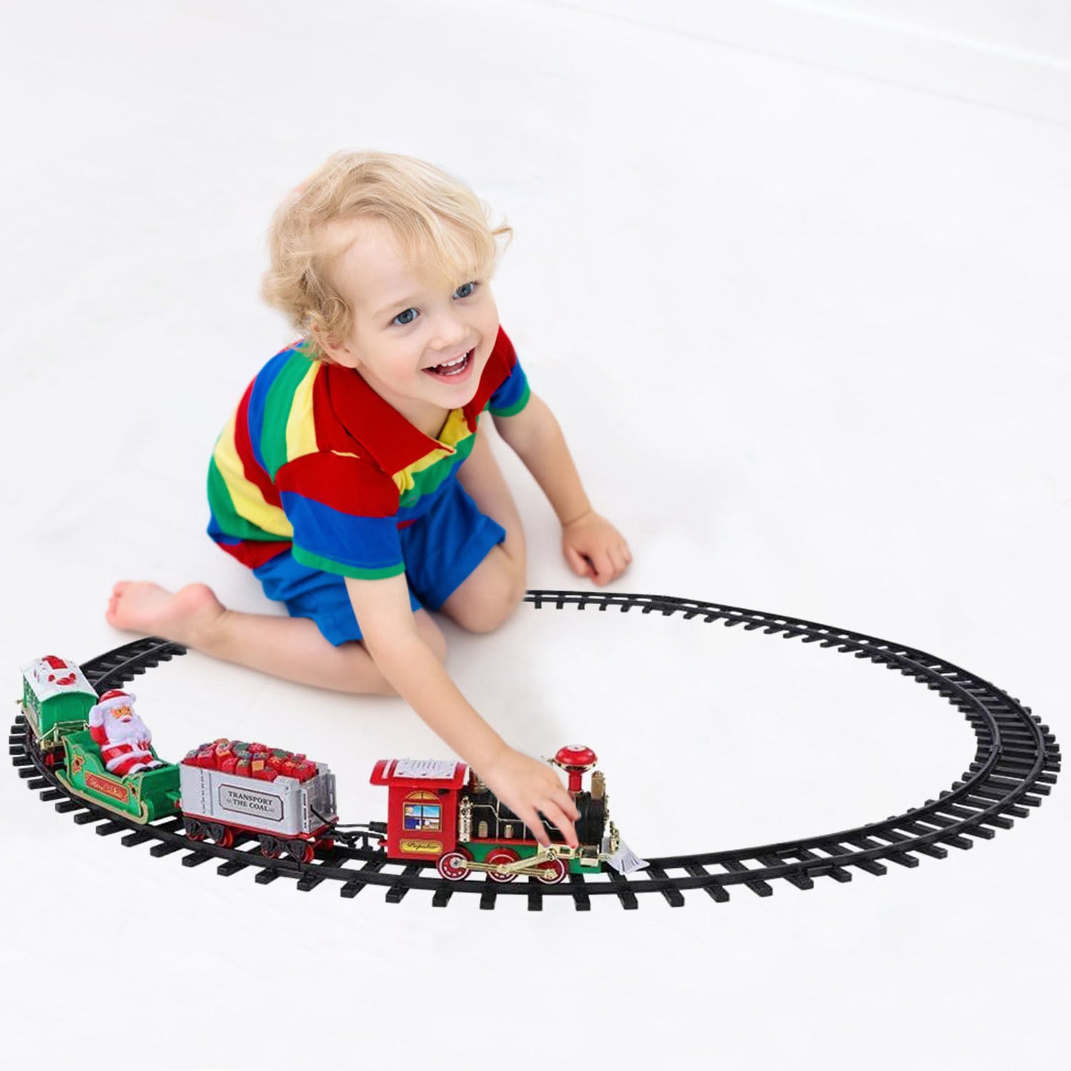 Xmas Steam Train Set for Kids