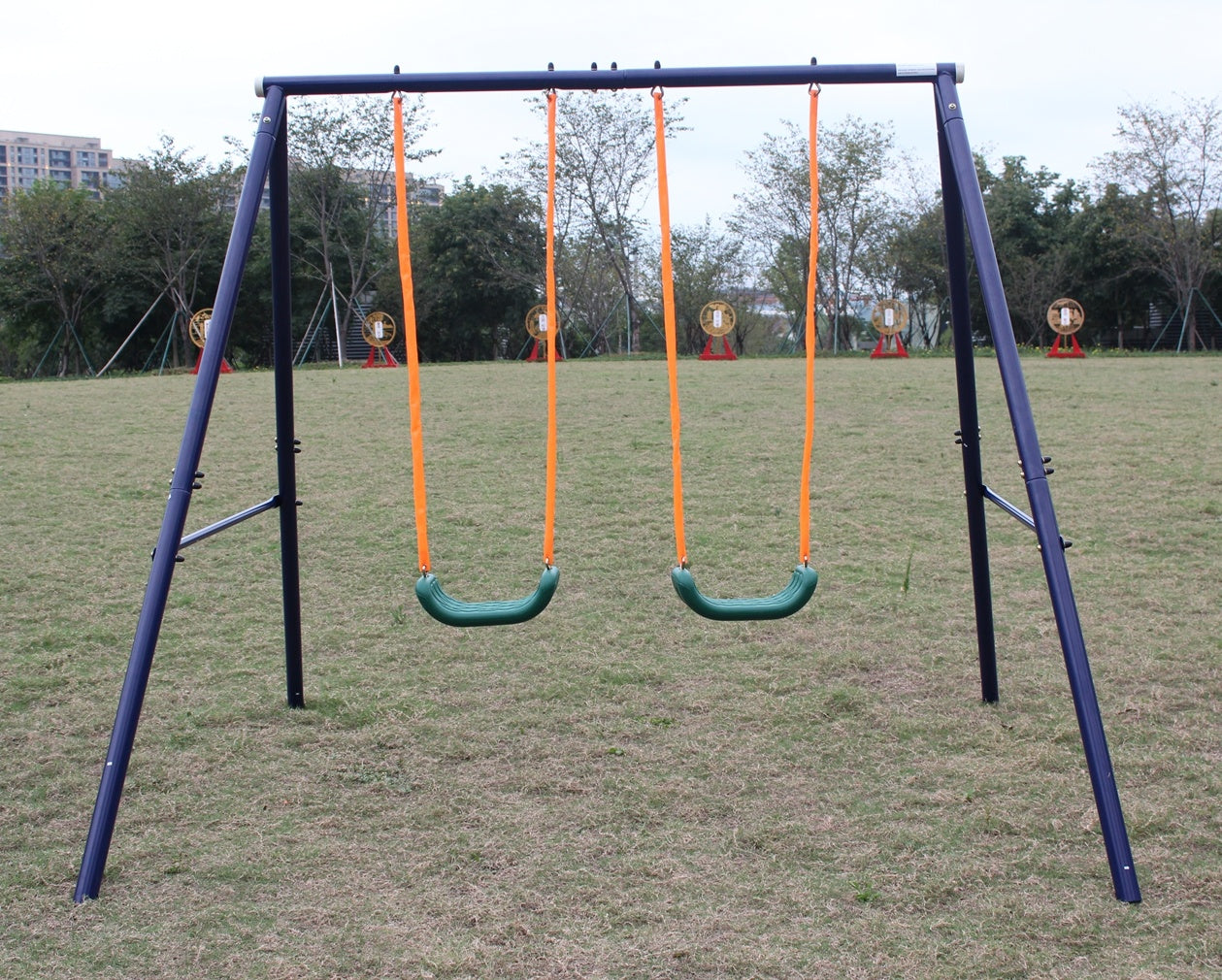 Children's Two-Station Swing Set