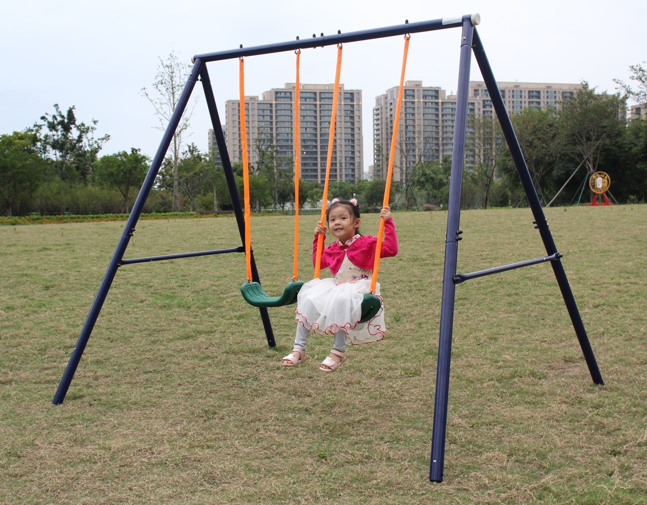 Children's Two-Station Swing Set