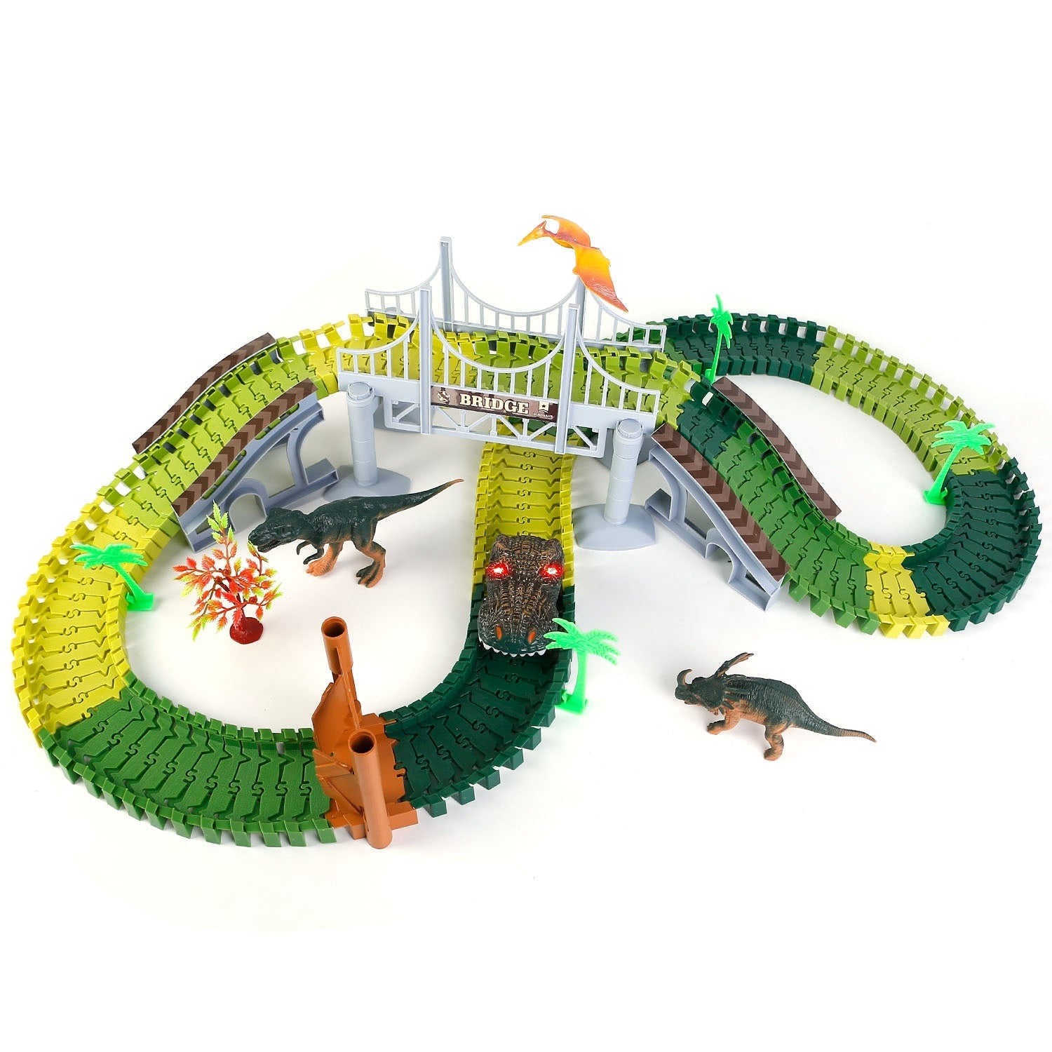 175-Piece Dinosaur Race Track