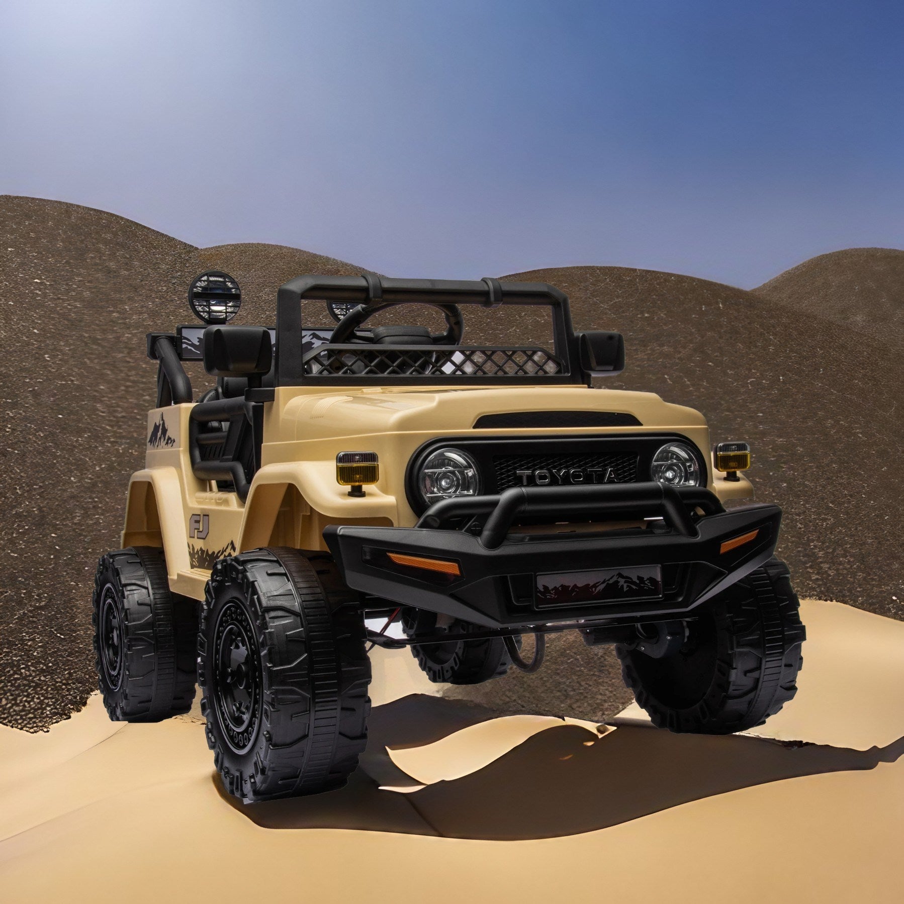 Toyota FJ Cruiser 12V Kids Ride-On Car with Remote Control