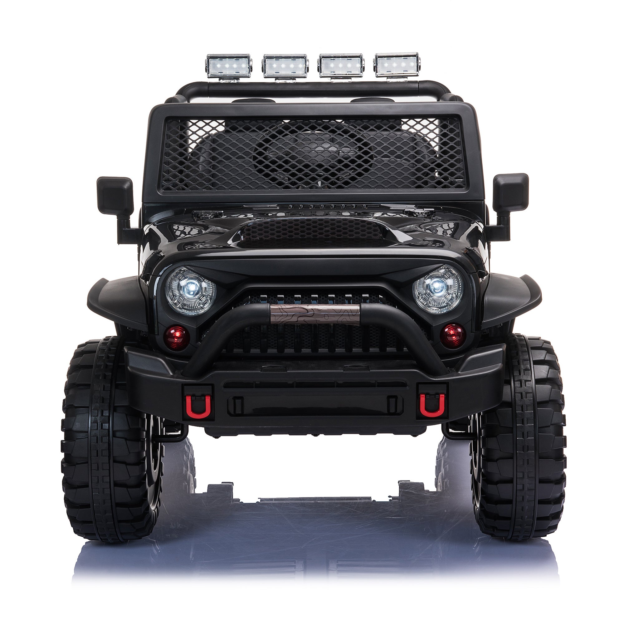 Black 12V kids Ride On Jeep with Remote Control