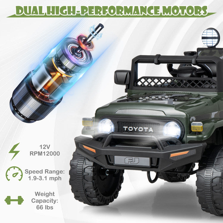 12V 7Ah Toyota FJ Cruiser Electric Car with Remote Control