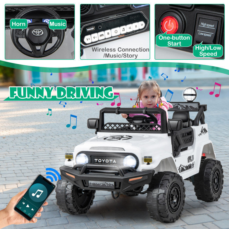 12V 7Ah Toyota FJ Cruiser Electric Car with Remote Control