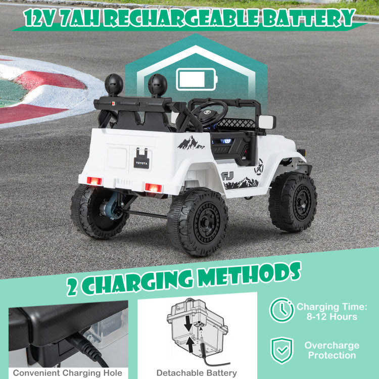 12V 7Ah Toyota FJ Cruiser Electric Car with Remote Control