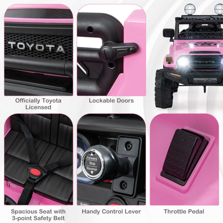 12V 7Ah Toyota FJ Cruiser Electric Car with Remote Control