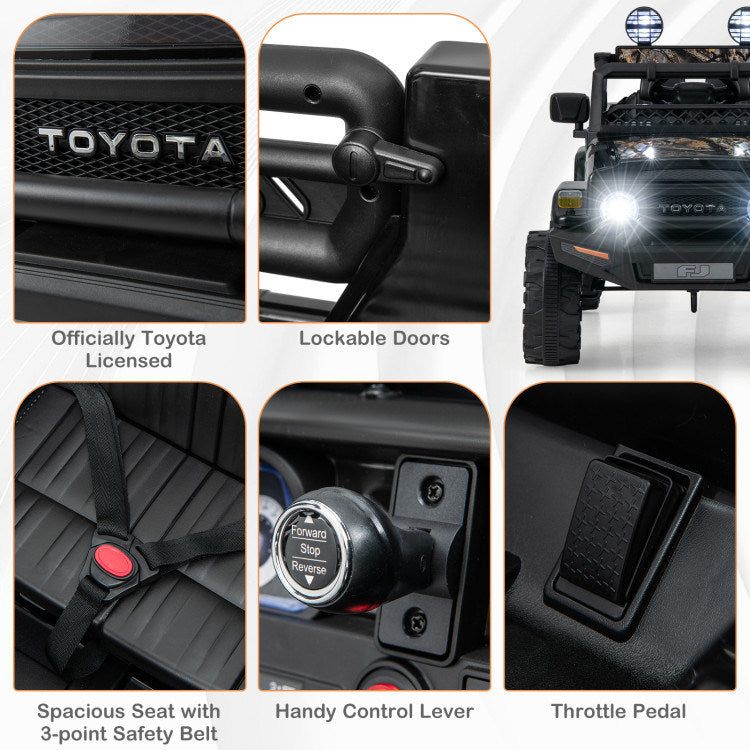 12V 7Ah Toyota FJ Cruiser Electric Car with Remote Control
