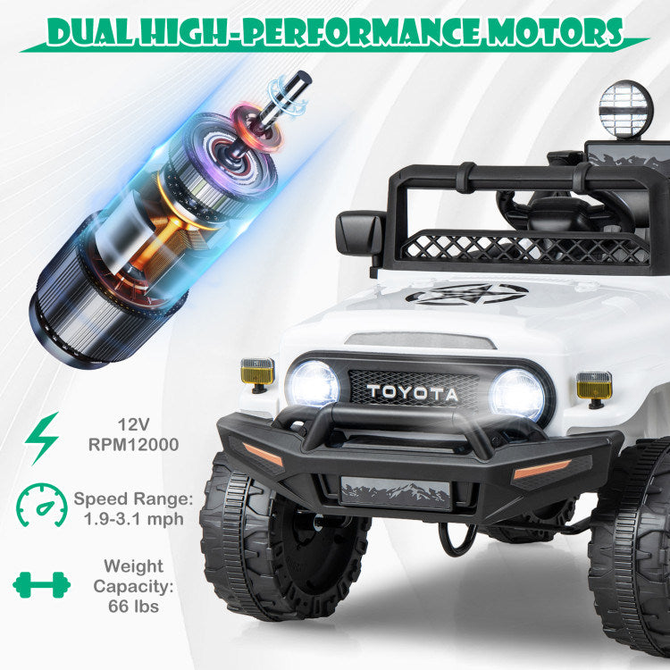 12V 7Ah Toyota FJ Cruiser Electric Car with Remote Control