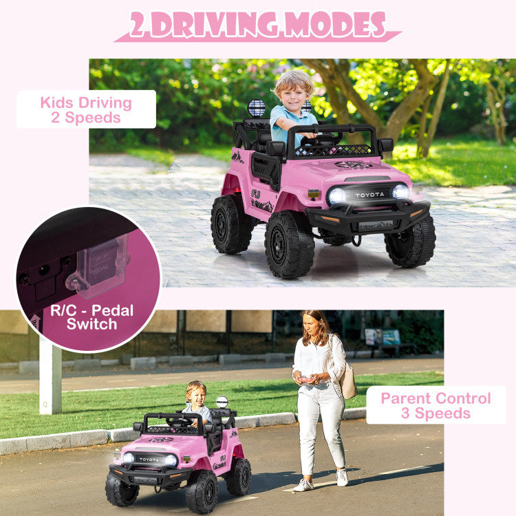 12V 7Ah Toyota FJ Cruiser Electric Car with Remote Control