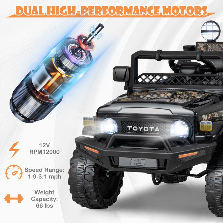 12V 7Ah Toyota FJ Cruiser Electric Car with Remote Control