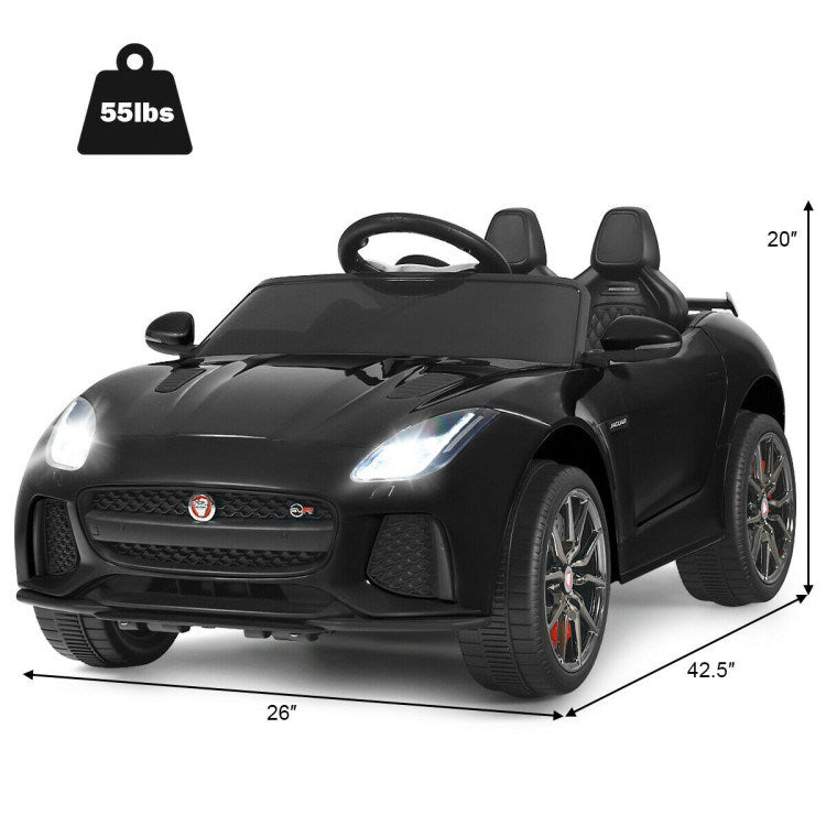 12V Jaguar F-Type SVR Licensed Kids Ride On Car