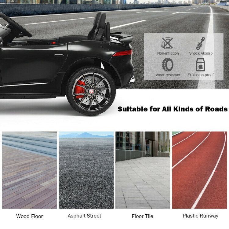 12V Jaguar F-Type SVR Licensed Kids Ride On Car