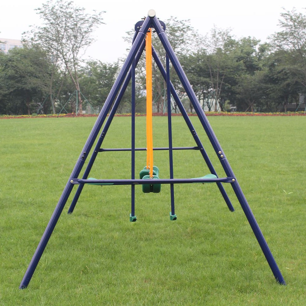 Metal Outdoor Swing Set for Kids