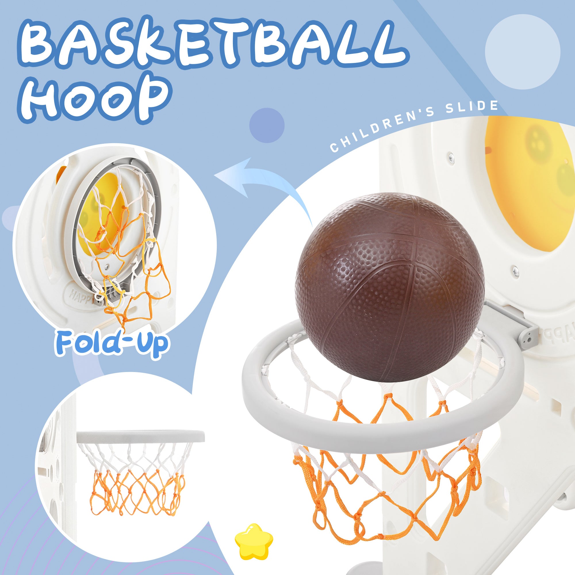 5-in-1 Toddler Playground with Slide