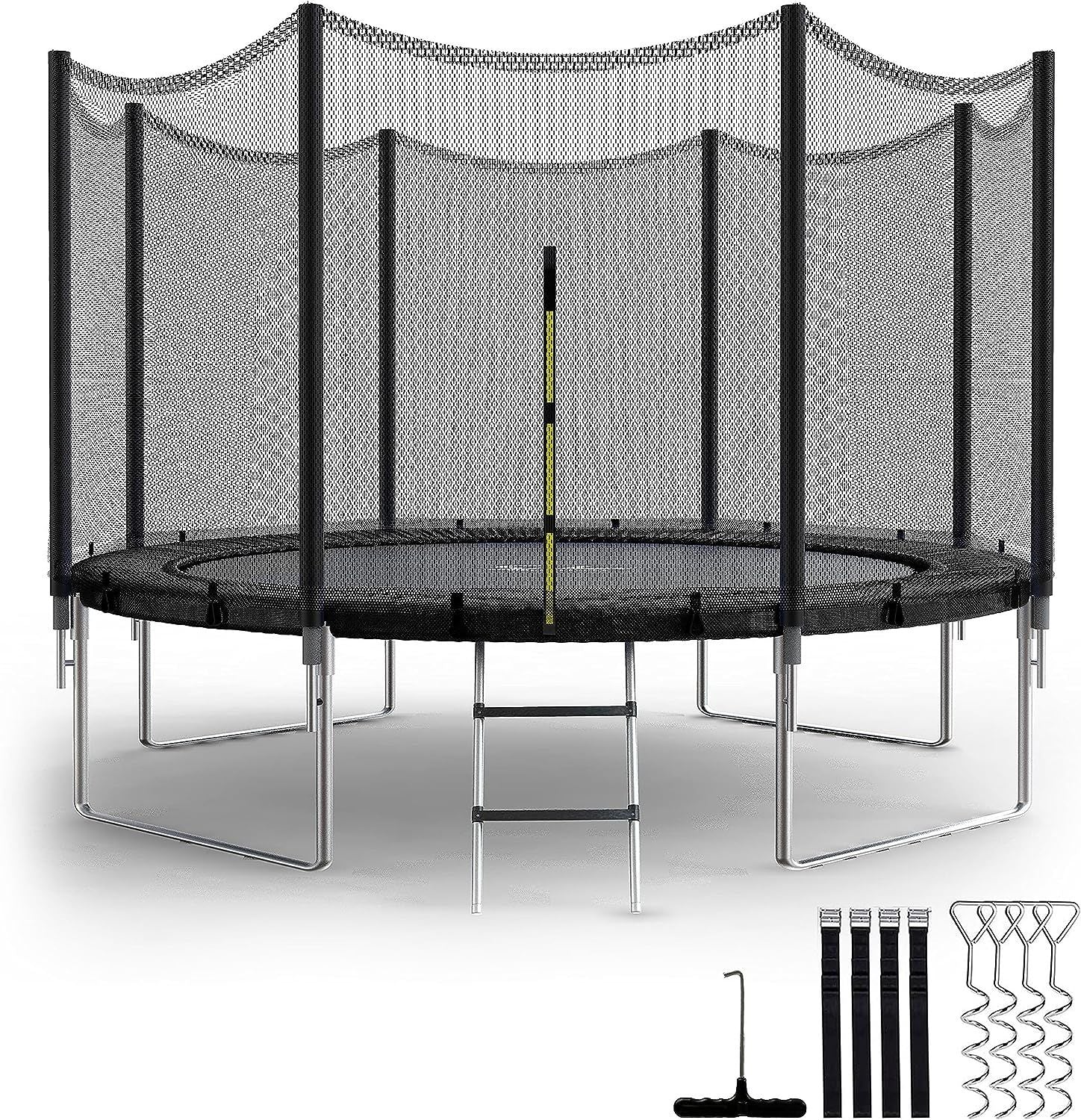 12FT Kids Trampoline with Accessories