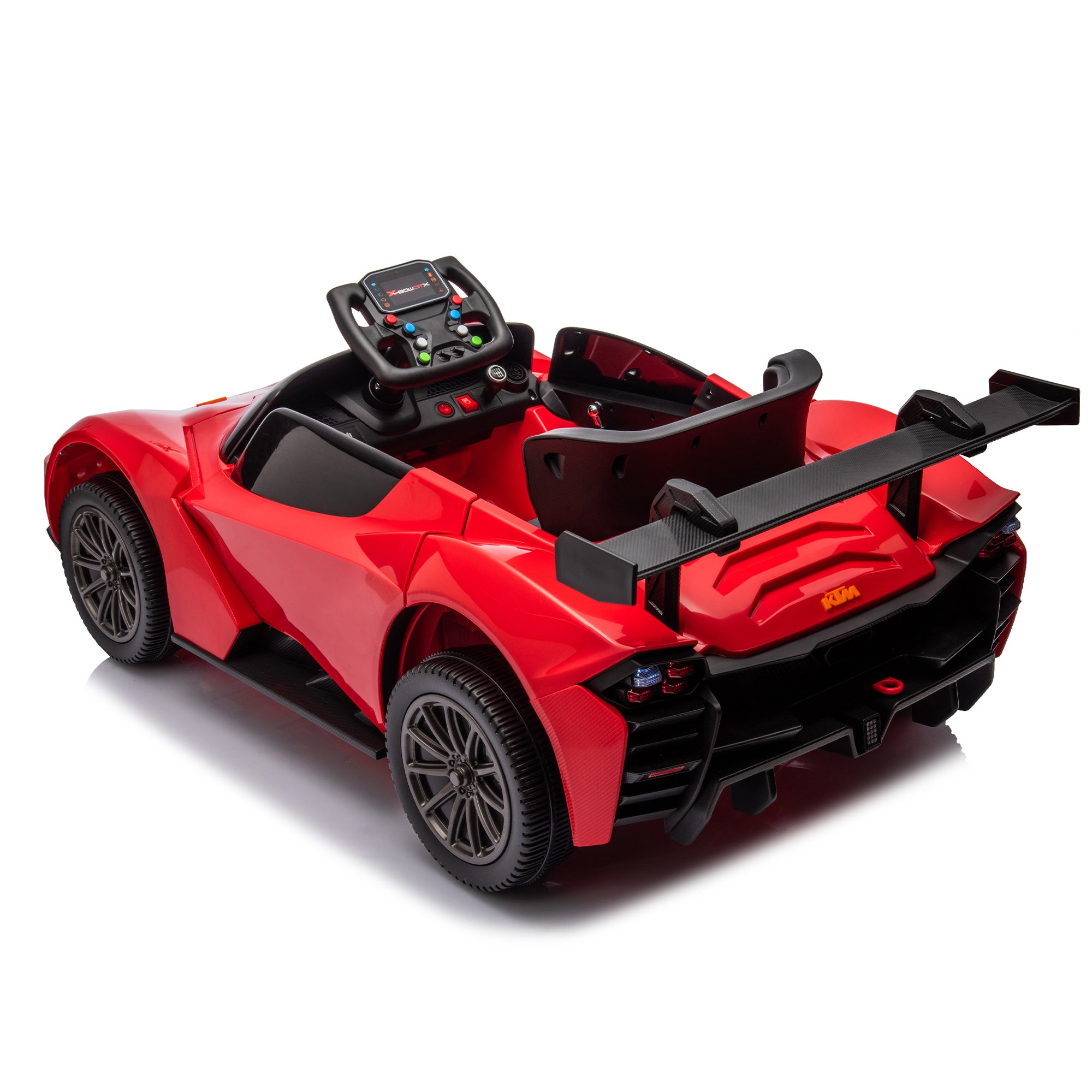 Licensed ktm x bow gtx,12v7A Kids ride on car 2.4G W/Parents Remote Control,electric car for kids,Three speed adjustable,Power display, USB,MP3 ,Bluetooth,LED light,Two-point safety belt