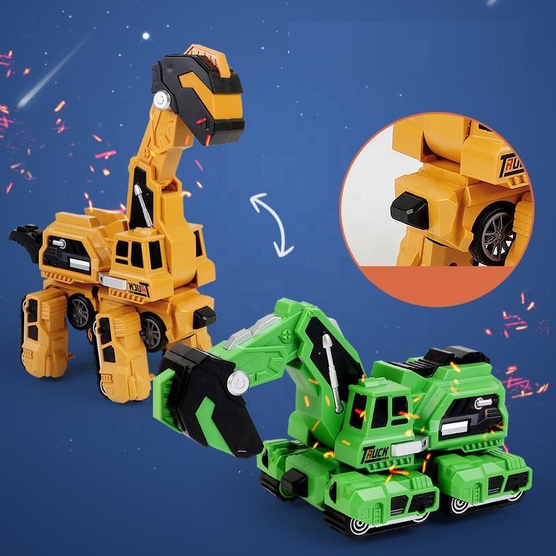 Transforming Dino-Excavator Toy