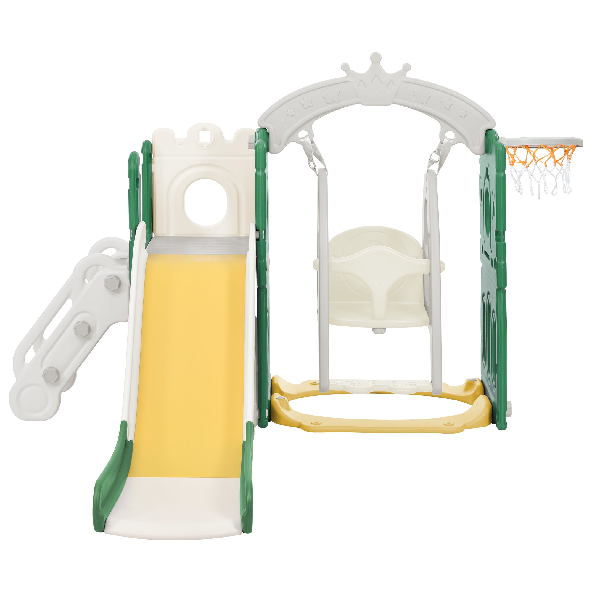 5-in-1 Toddler Playset with Hoop (Green)