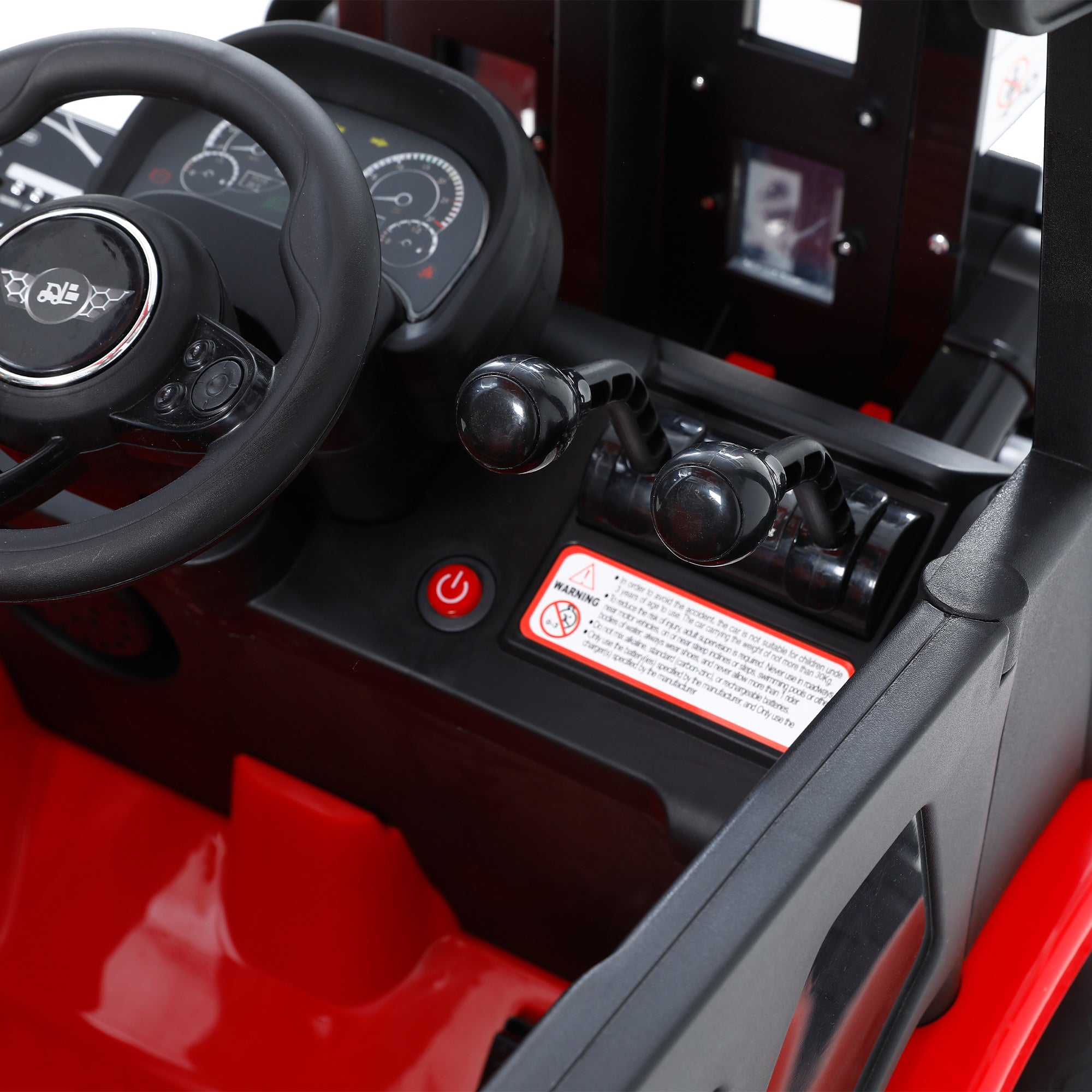 12V7A Electric Forklift Ride-On Car for Kids with Remote Control