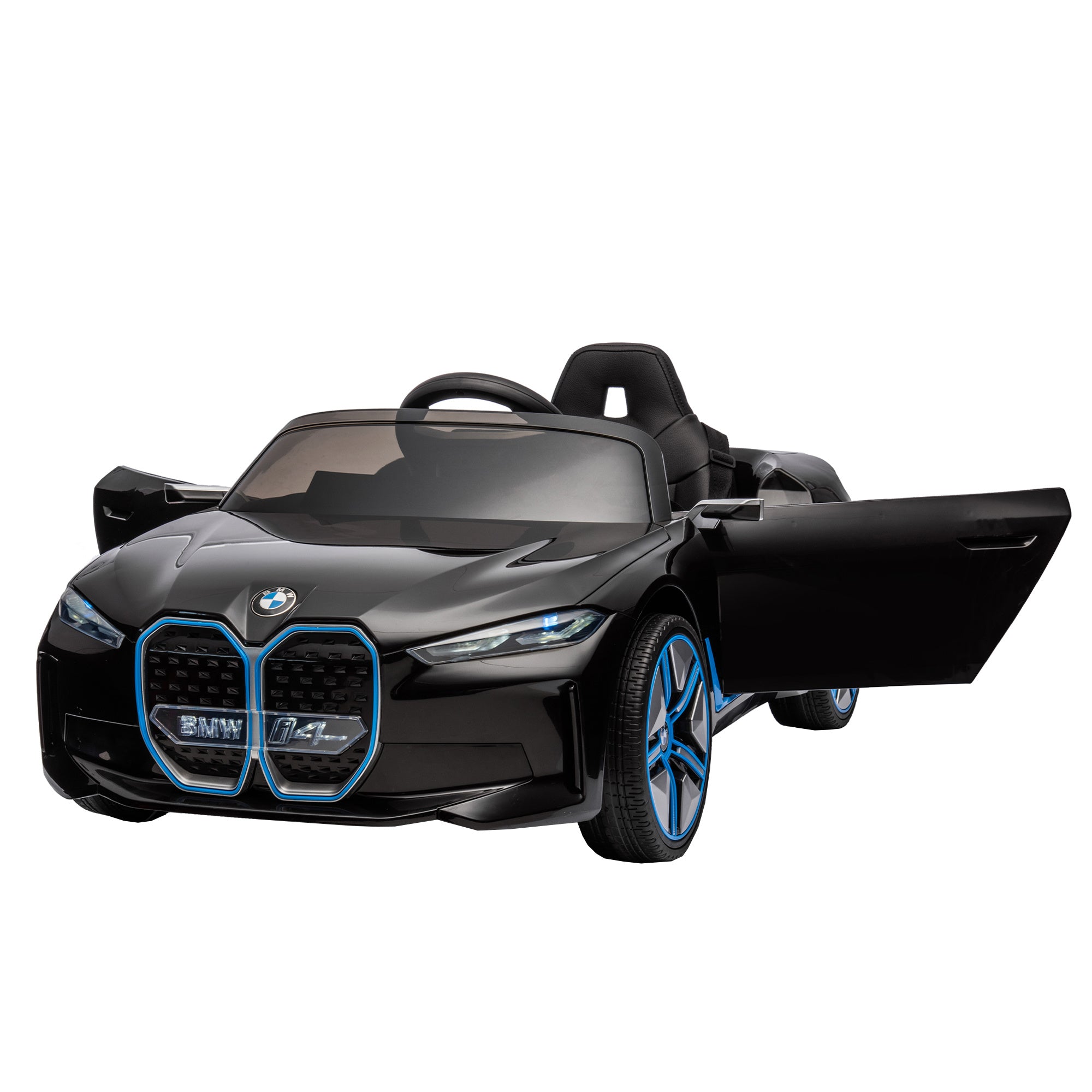 BMW I4 12V Kids Ride-On Car with Remote Control (black)