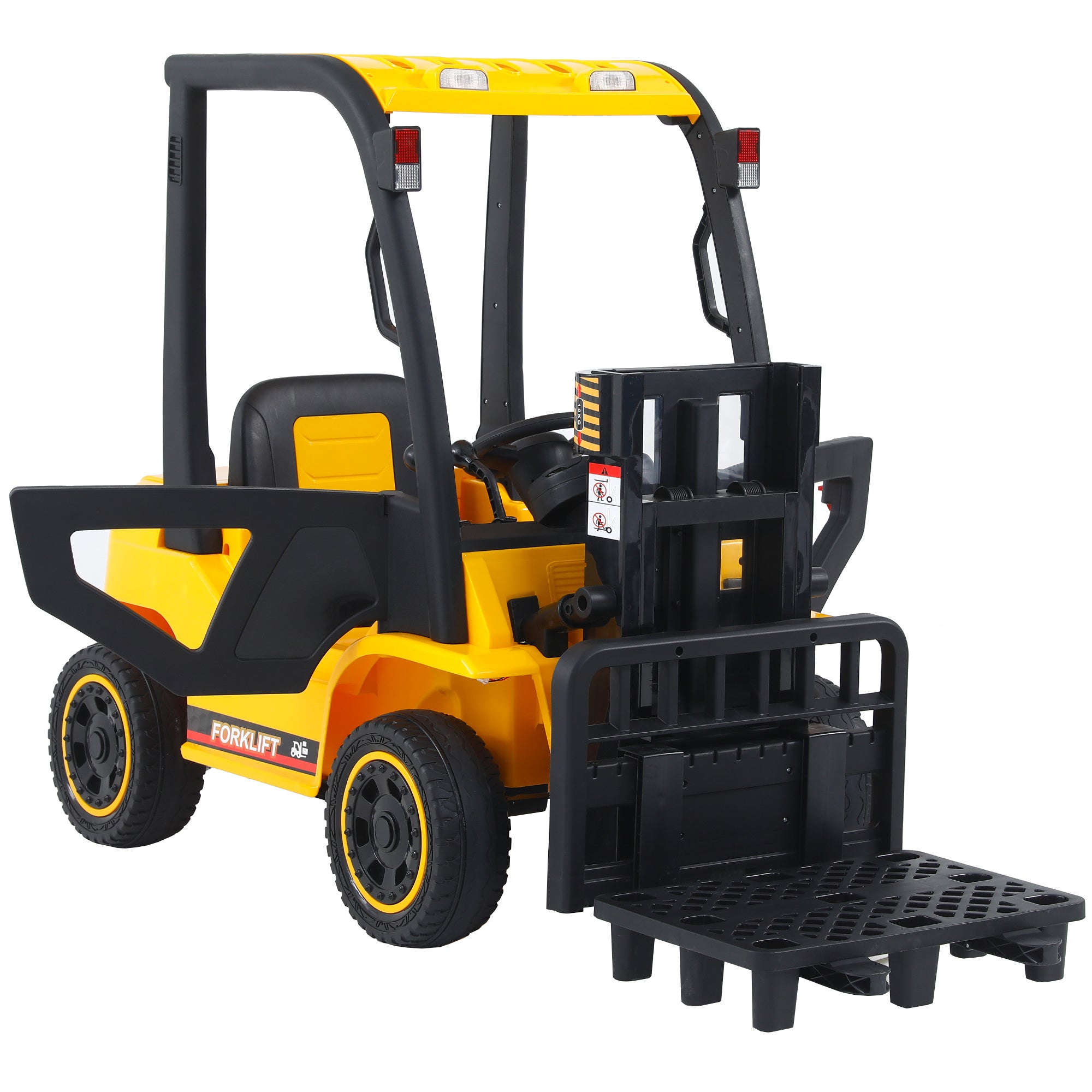 12V7A Electric Forklift Ride-On Car for Kids with Remote Control