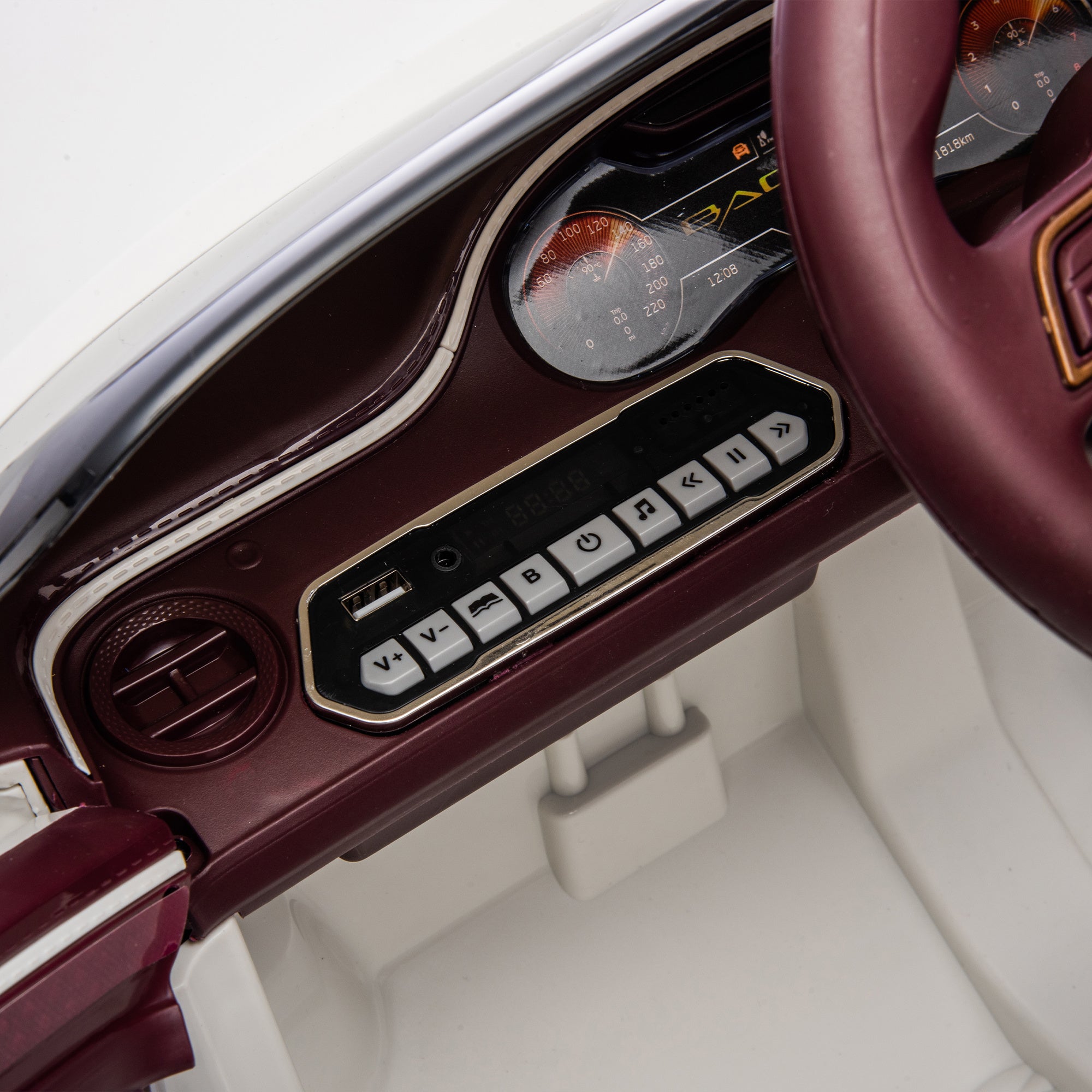 Bentley Mulsanne 12V Kids Ride-On Car with Remote Control (white)