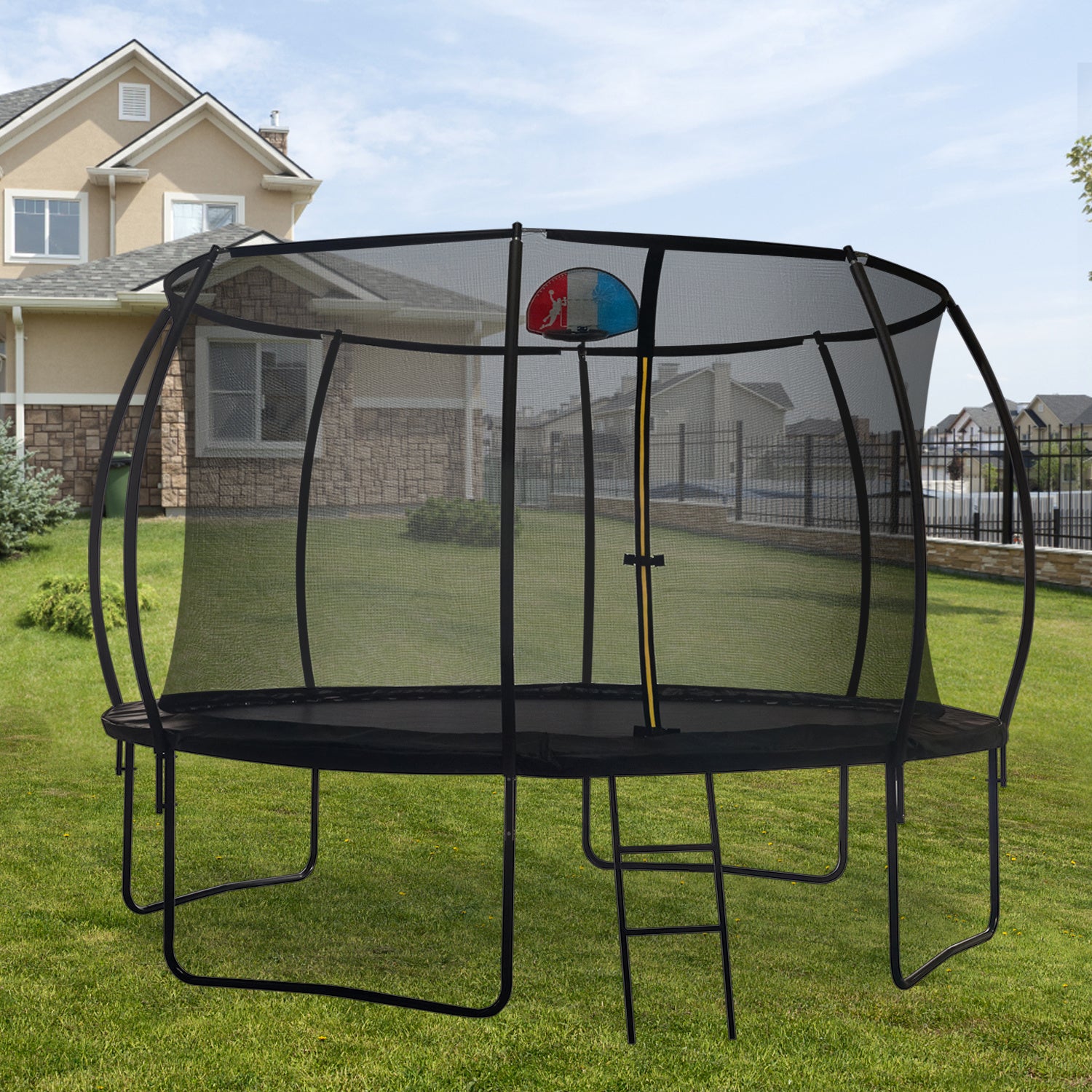 12FT Trampoline with Backboard