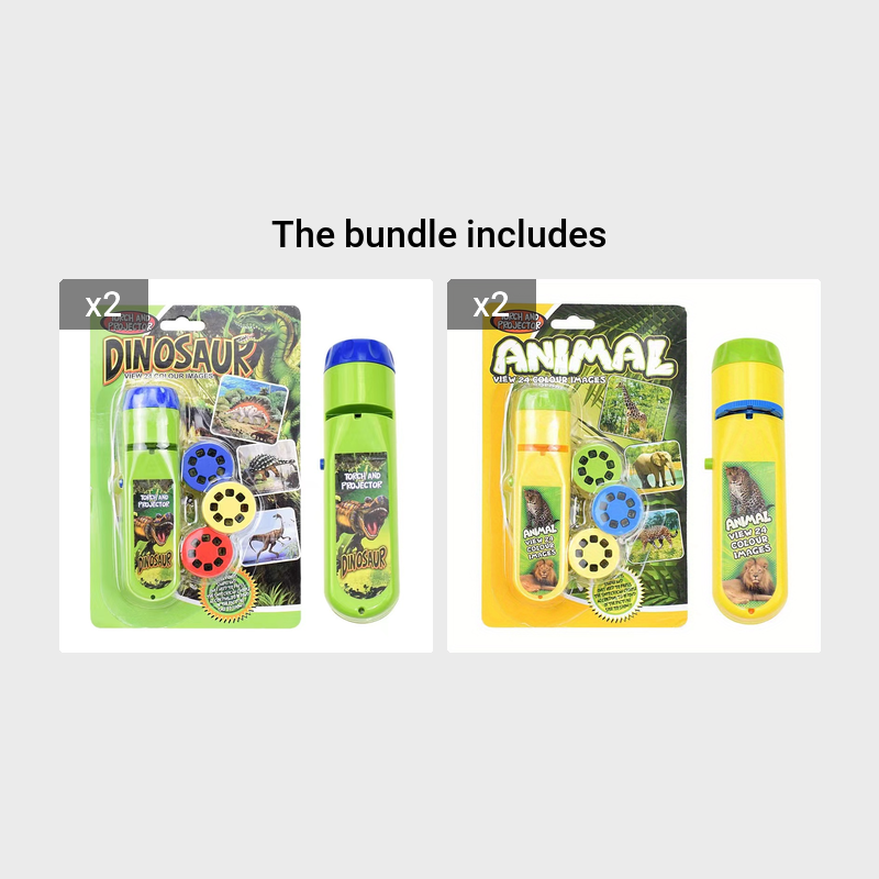 Dinosaur Projection Flashlight for Kids