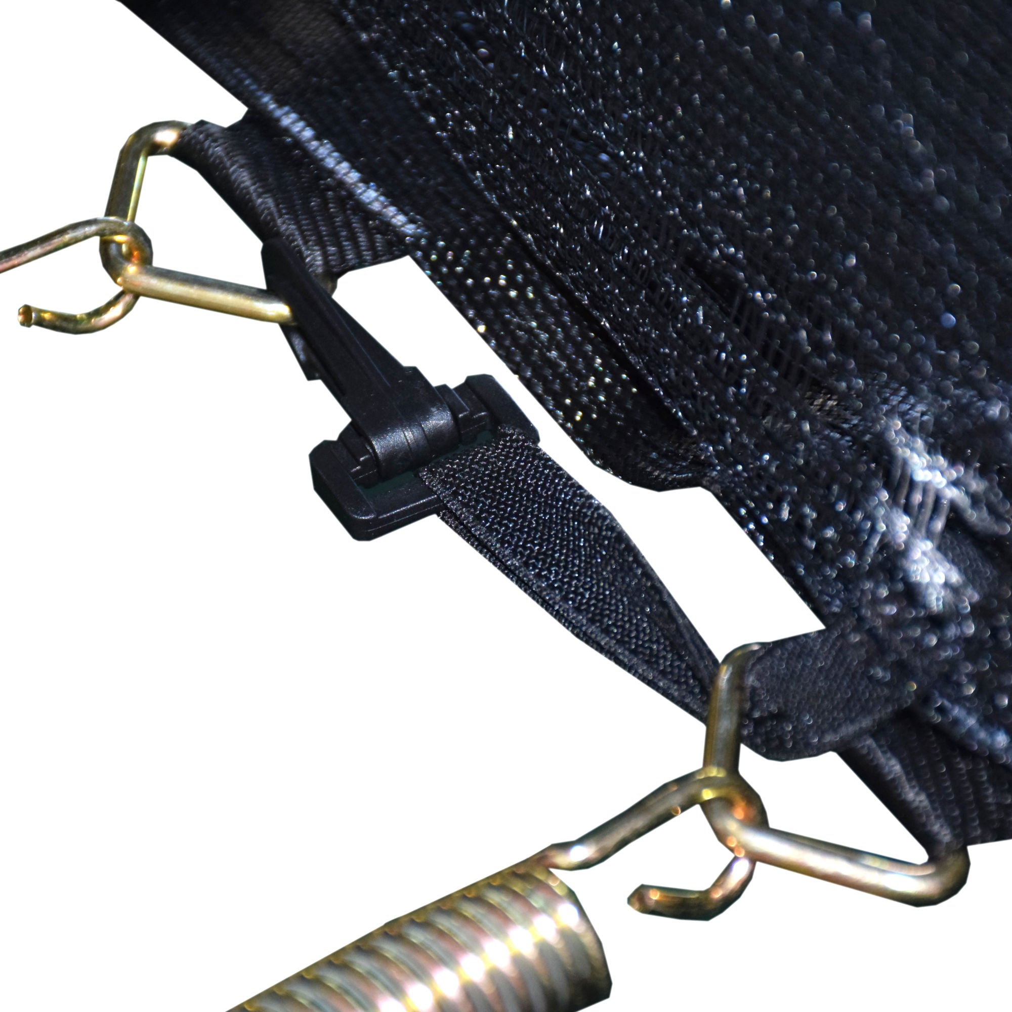 14FT Trampoline with Safety Enclosure (Black & Orange)