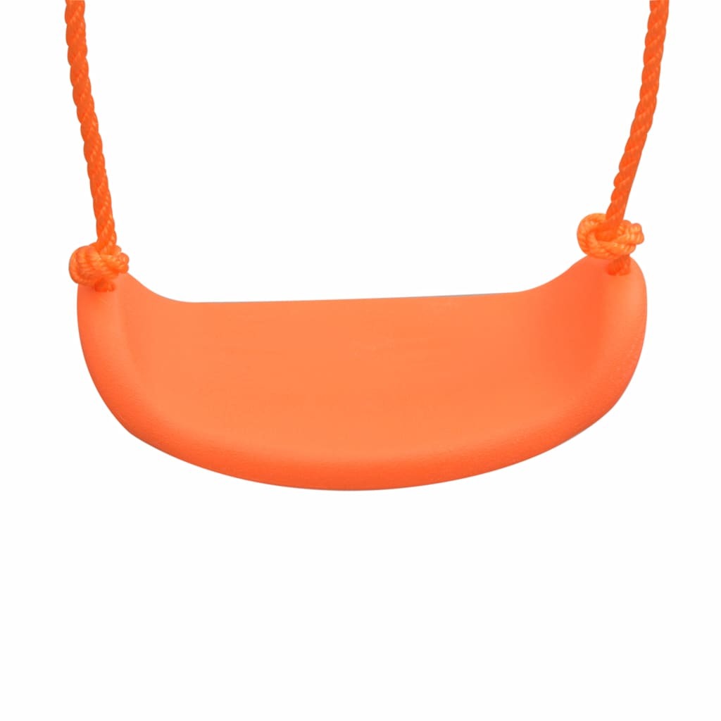 Orange Swing Set with Slide