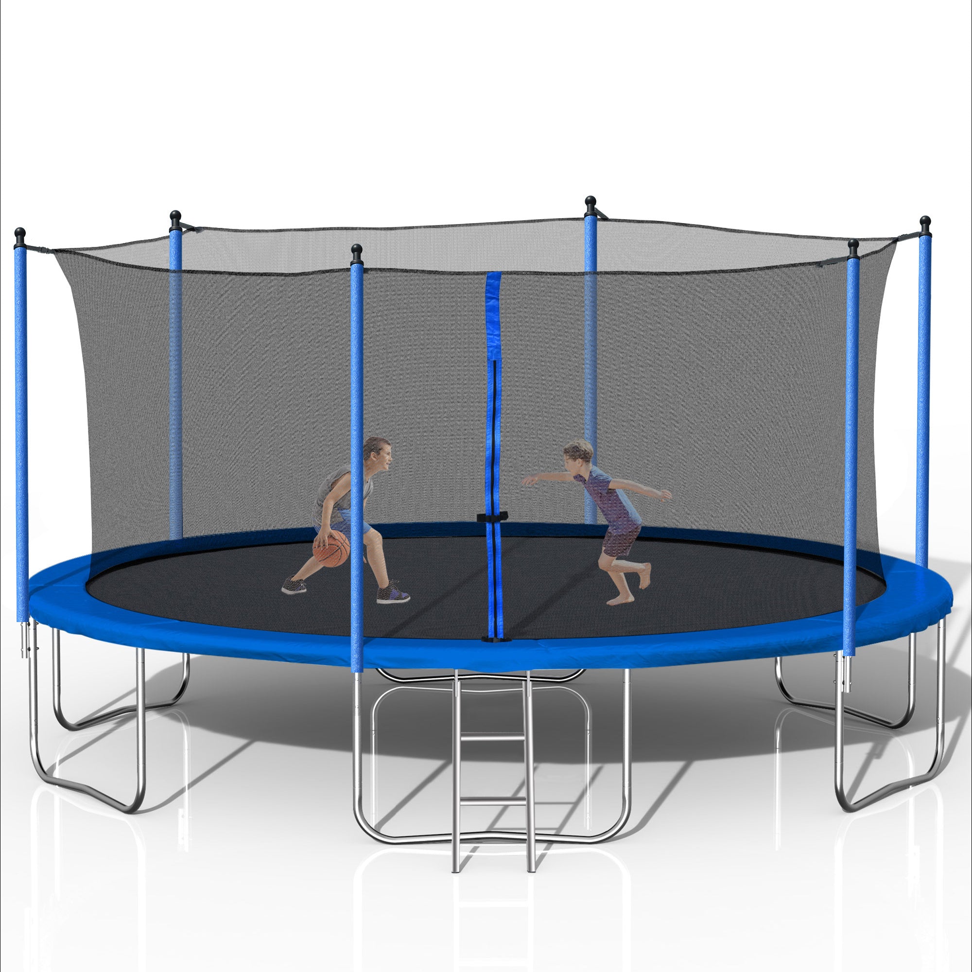 14FT Trampoline with Safety Enclosure