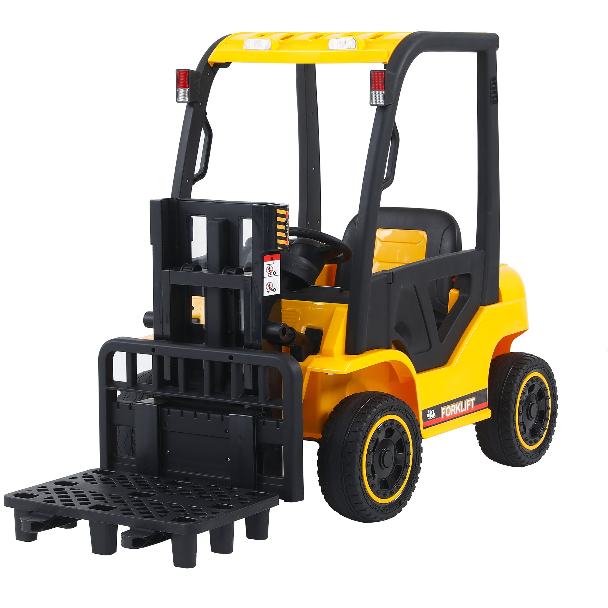 12V7A Electric Forklift Ride-On Car for Kids with Remote Control