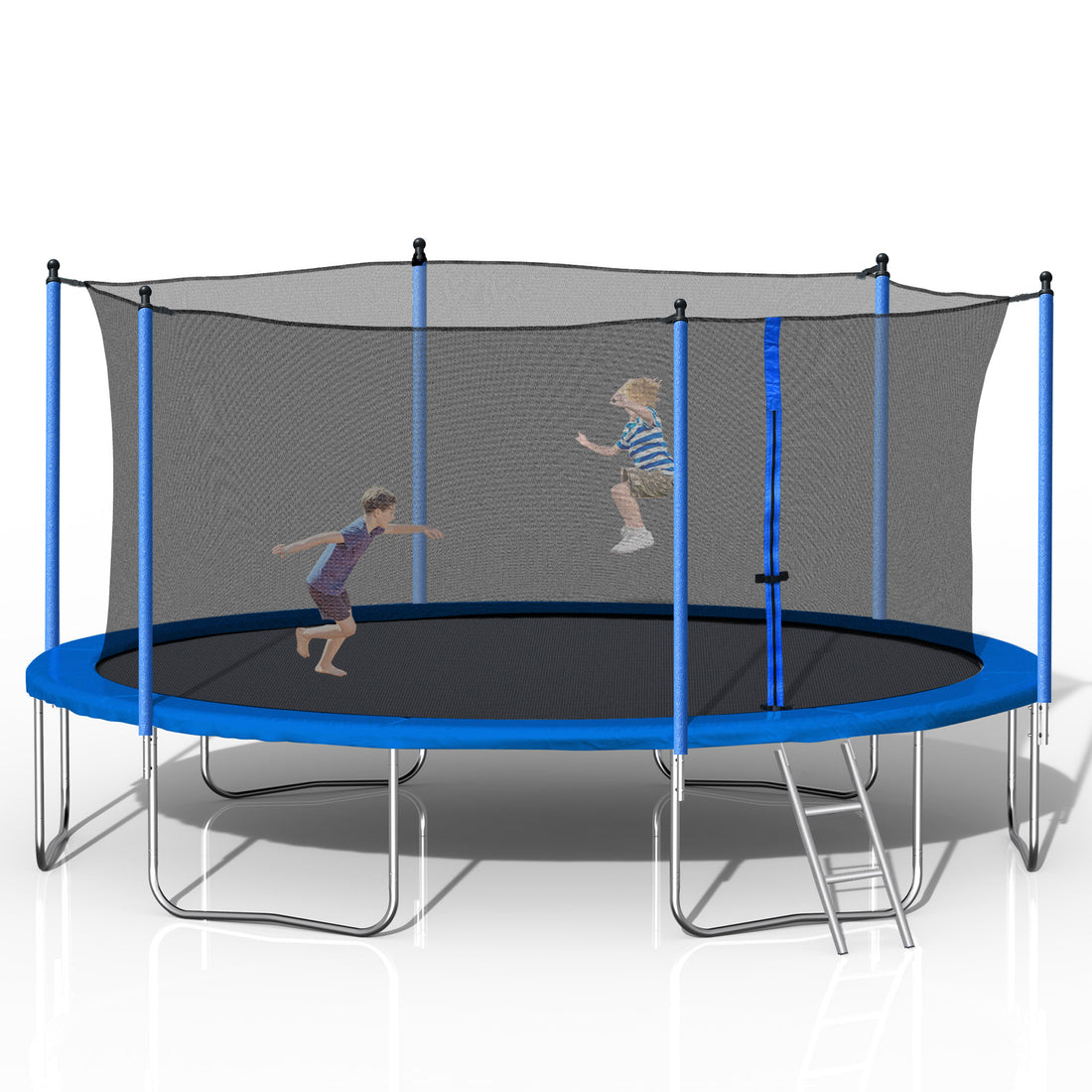 14FT Trampoline with Safety Enclosure