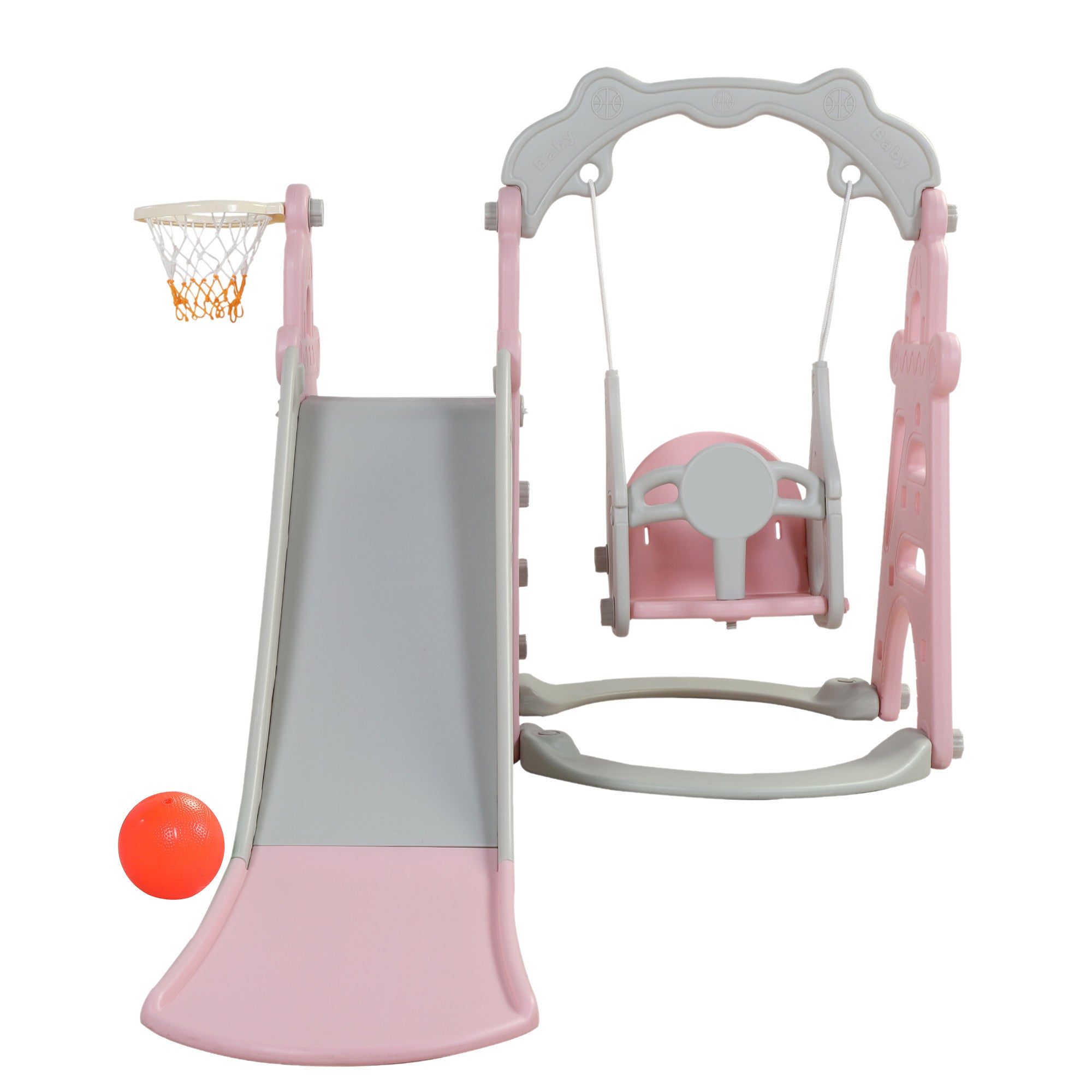 3-in-1 Children's Slide Swing Set