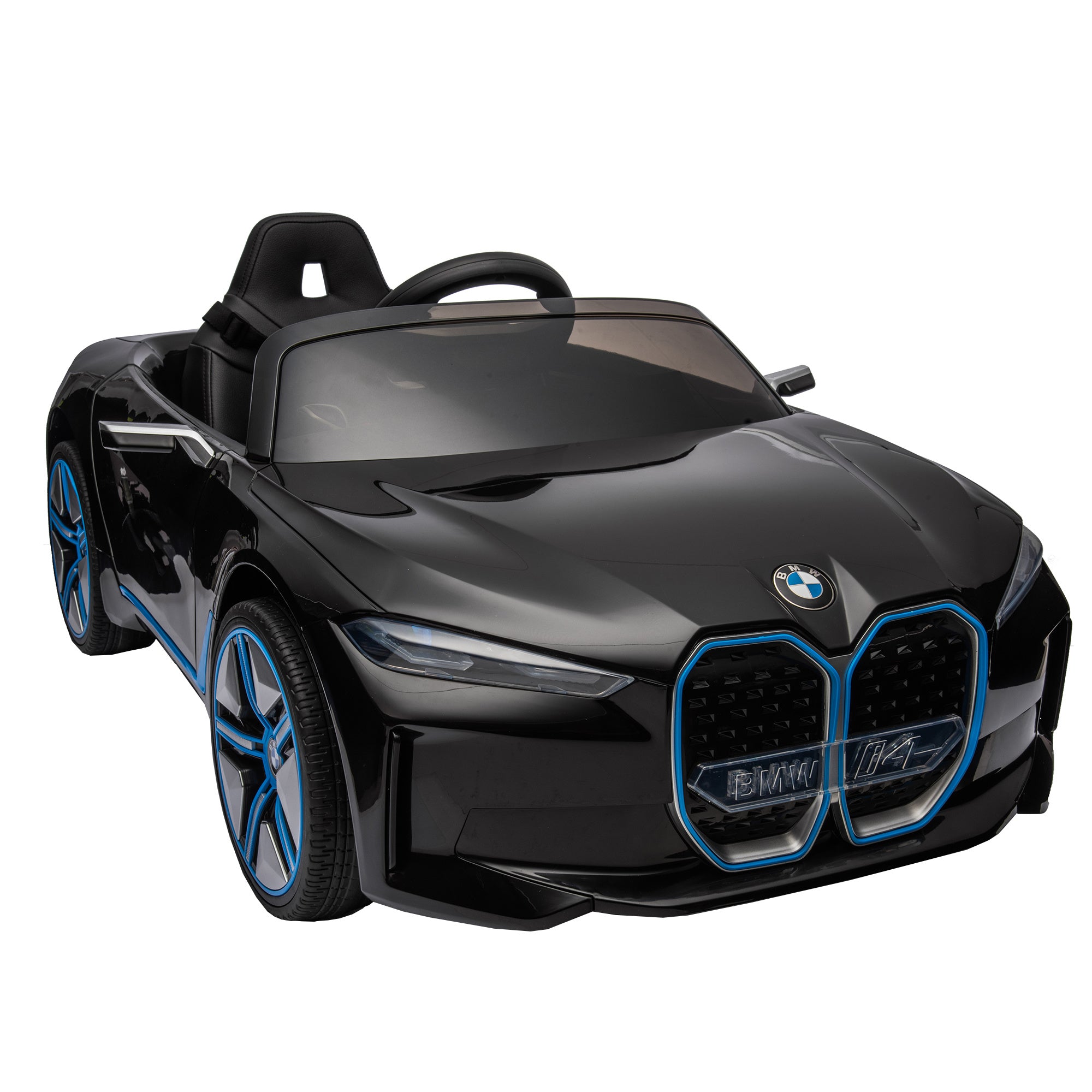 BMW I4 12V Kids Ride-On Car with Remote Control (black)