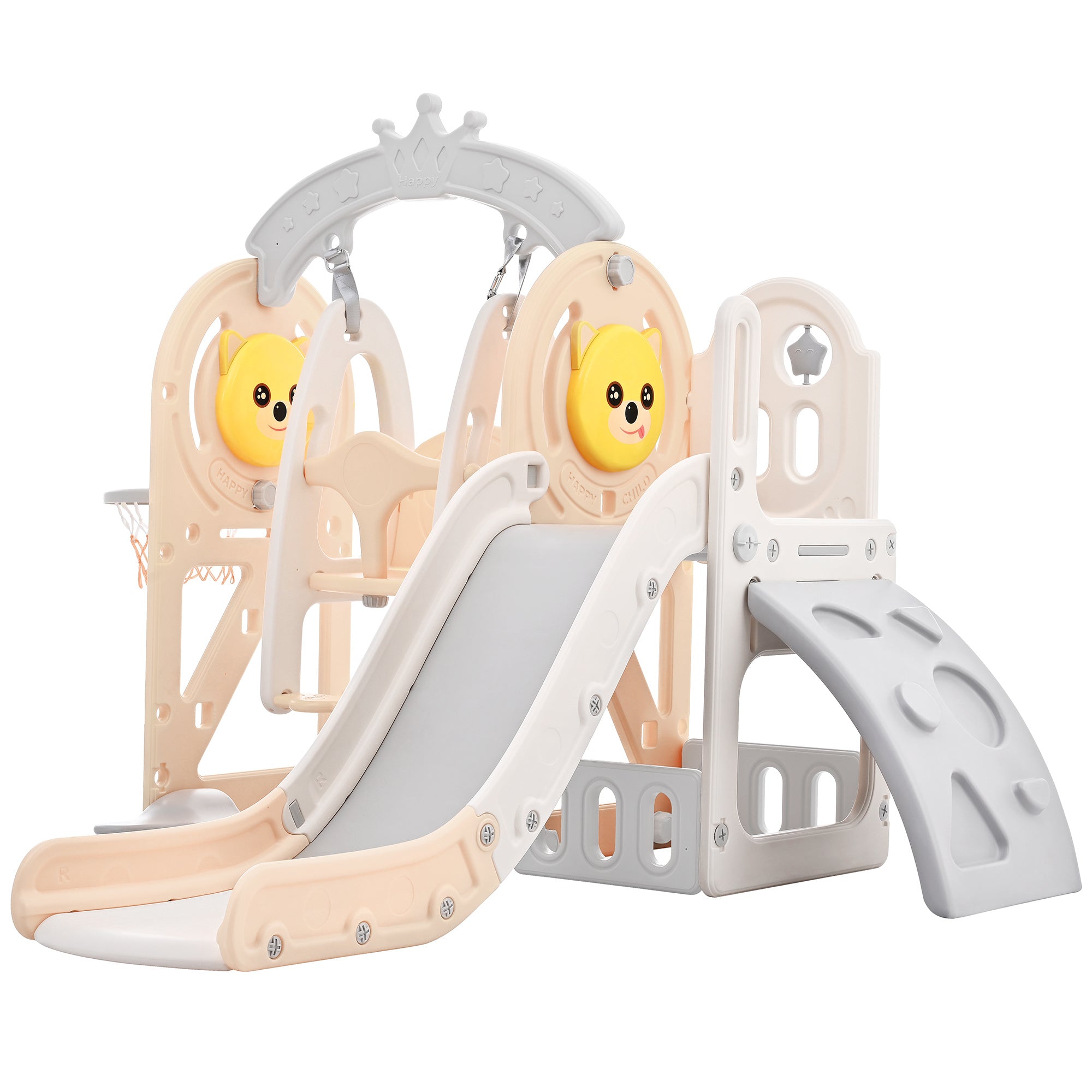 5-in-1 Toddler Playground with Slide