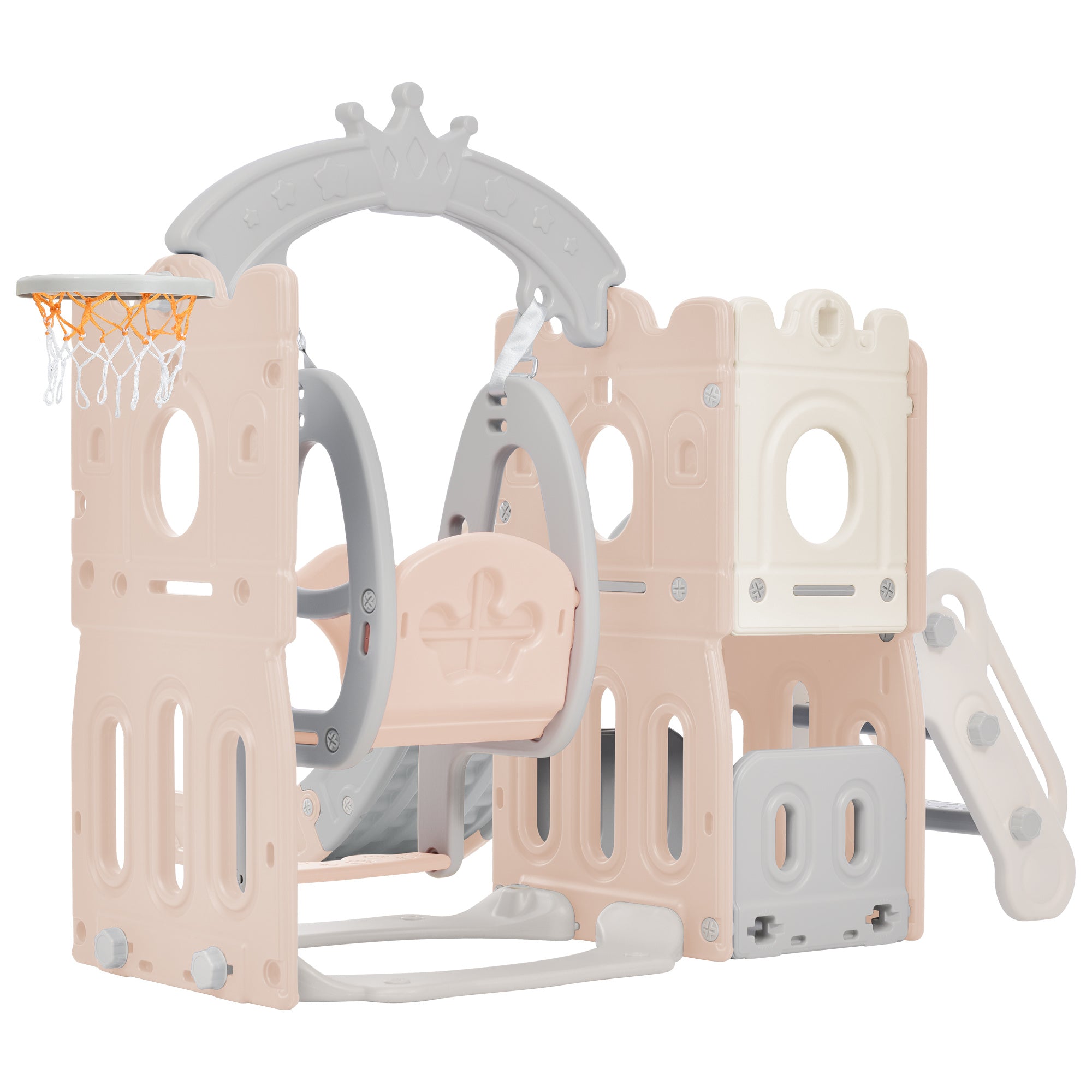 5-in-1 Toddler Slide and Swing Set