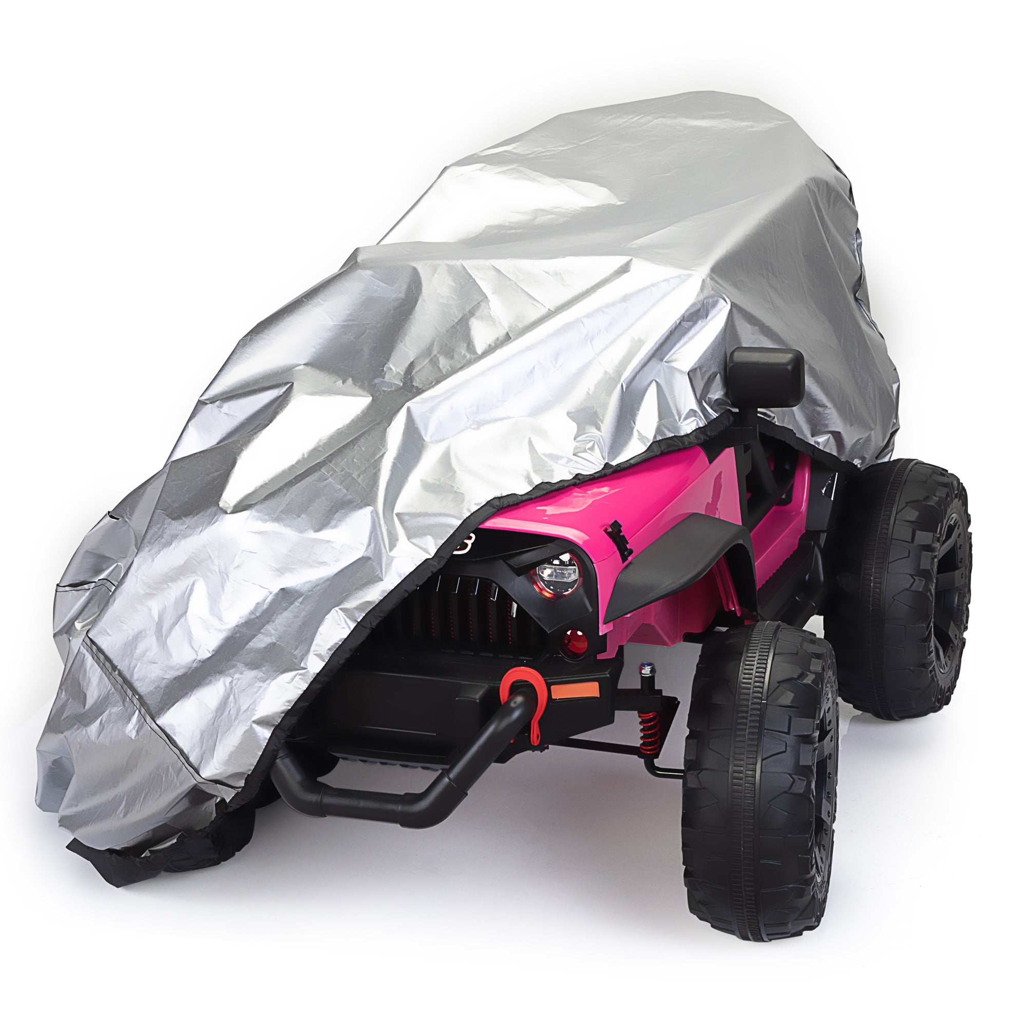 Kids Ride-On Toy Car Cover - Outdoor Protective Cover for Children's Vehicles, Black XH
