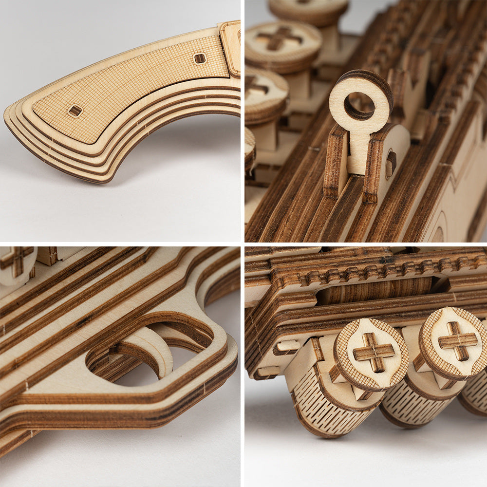 ROKR Wooden Shotgun Puzzle Kit