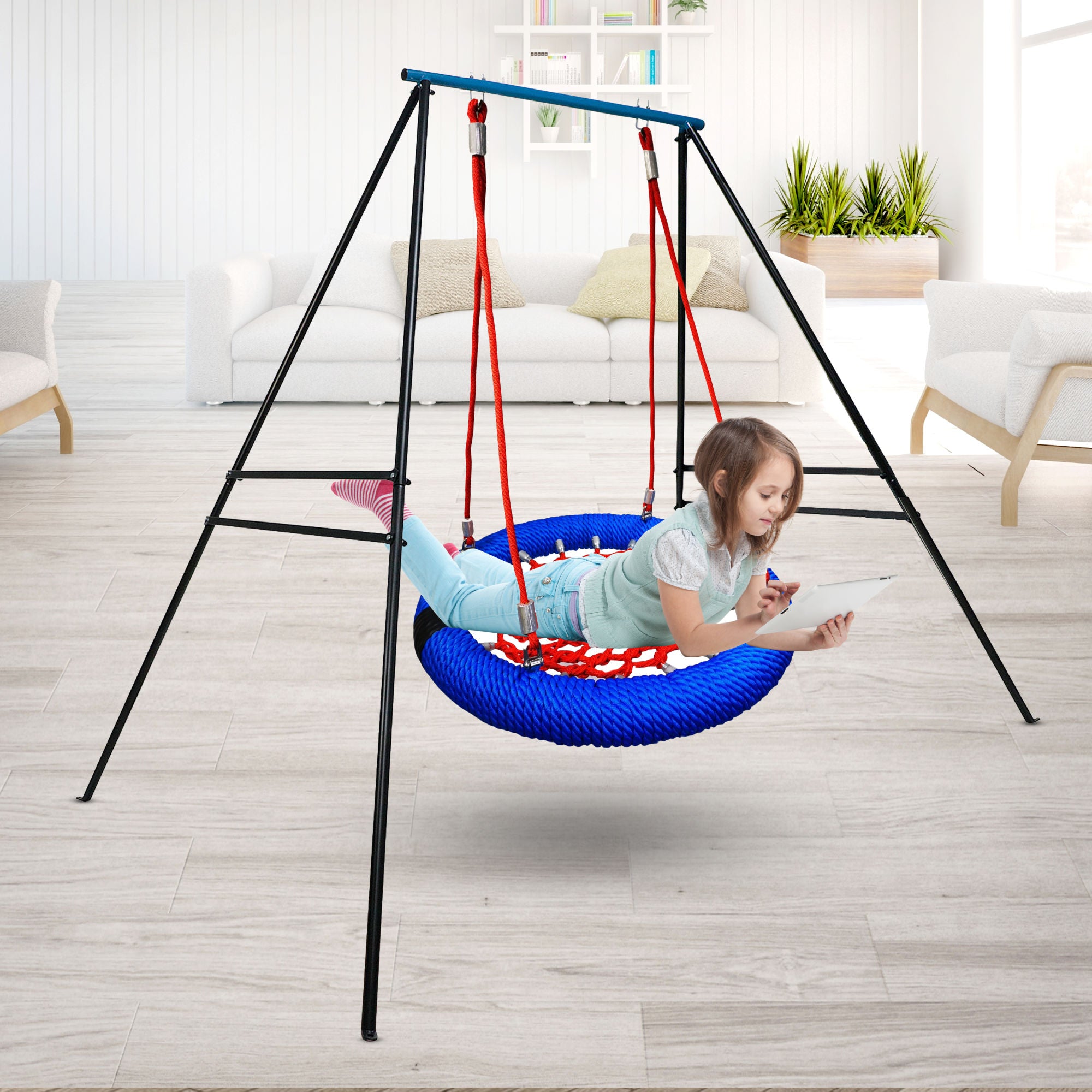 Upgraded Swing Stand with Ground Nail