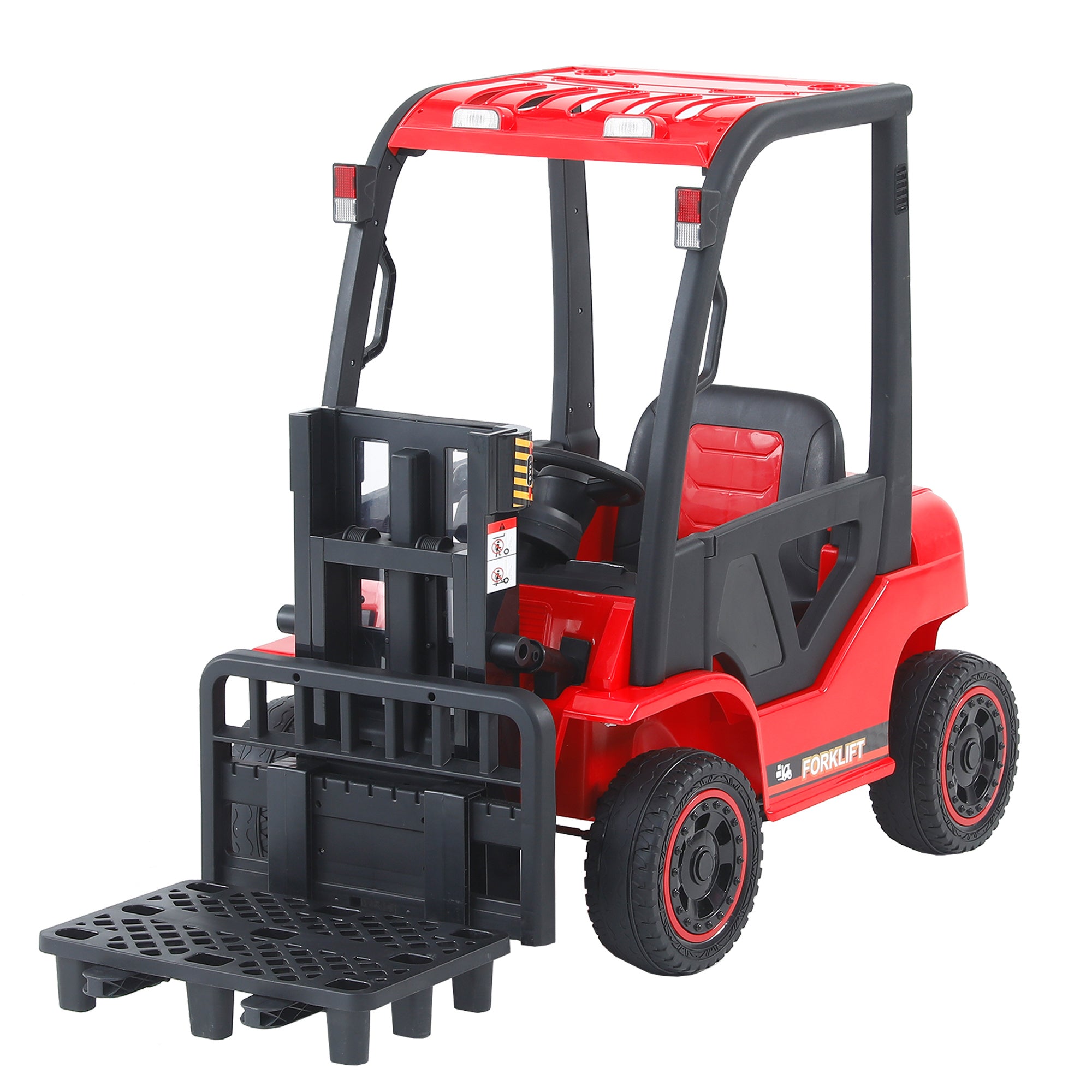 12V7A Electric Forklift Ride-On Car for Kids with Remote Control