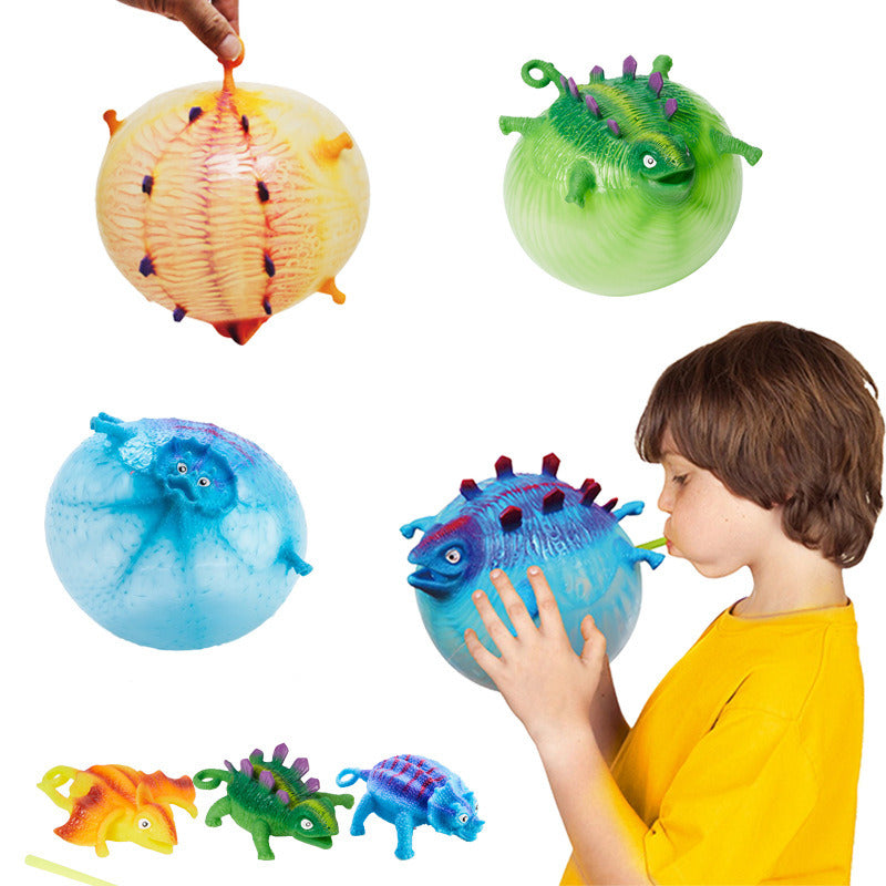 Inflatable Dinosaur Vent Balls for Kids